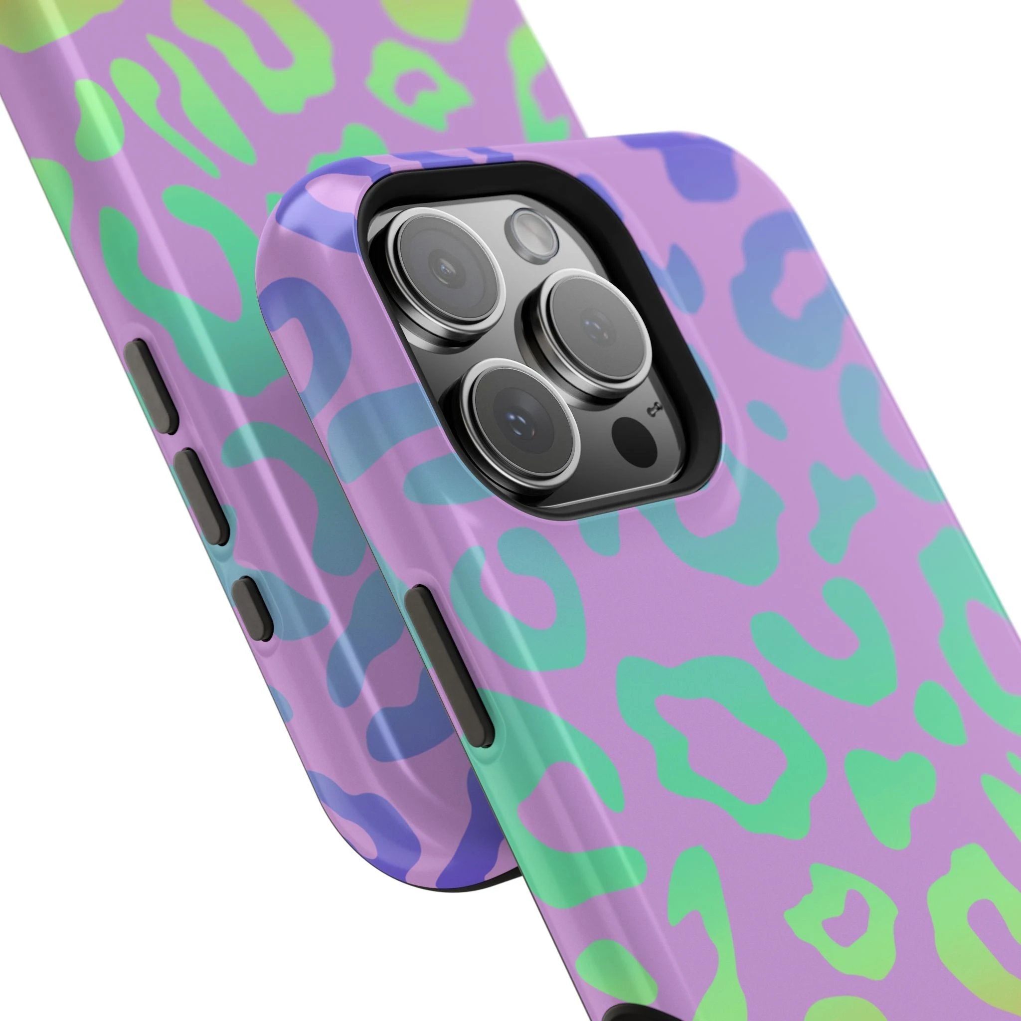 Bespattered Facade Rainbow Leopard Impact-Resistant Case by Bespattered Facade