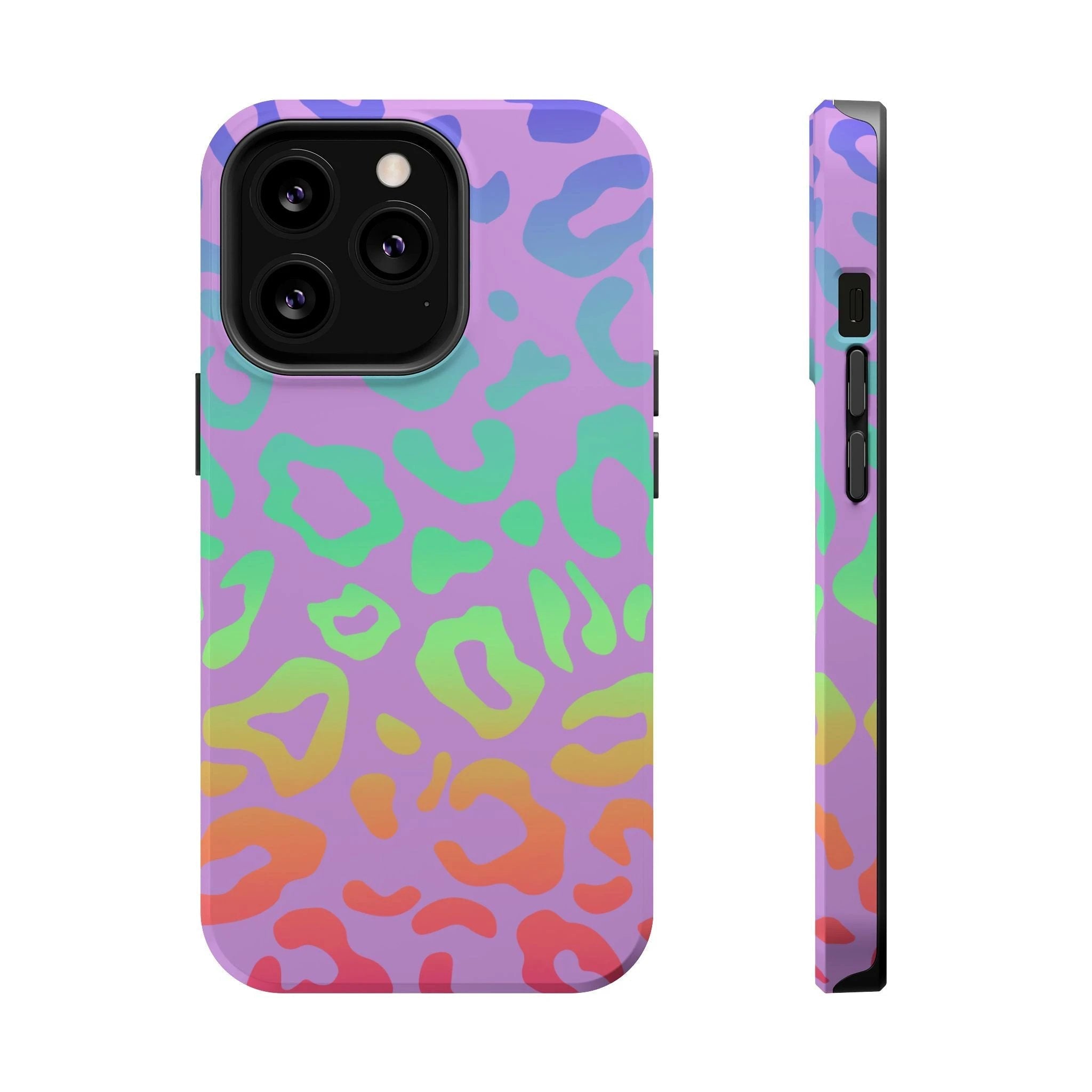 Bespattered Facade Rainbow Leopard MagSafe Tough Case by Bespattered Facade