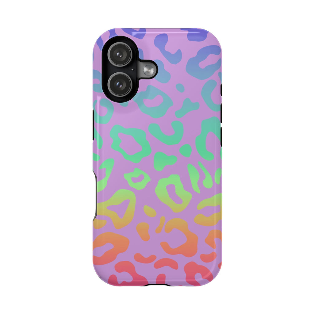 Bespattered Facade Rainbow Leopard MagSafe Tough Case by Bespattered Facade