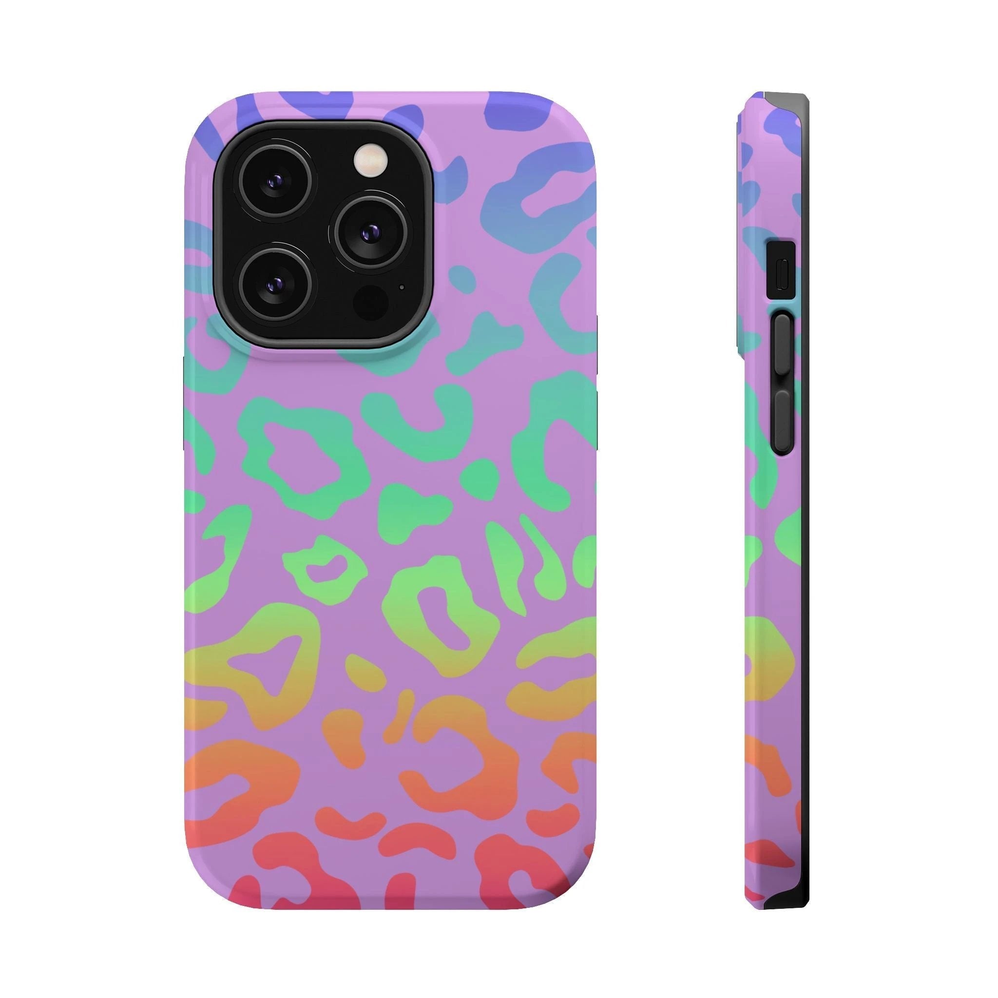 Bespattered Facade Rainbow Leopard MagSafe Tough Case by Bespattered Facade