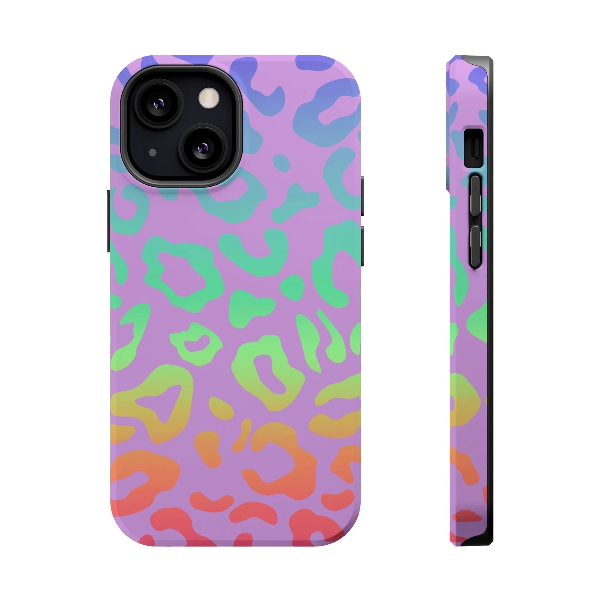 Bespattered Facade Rainbow Leopard MagSafe Tough Case by Bespattered Facade