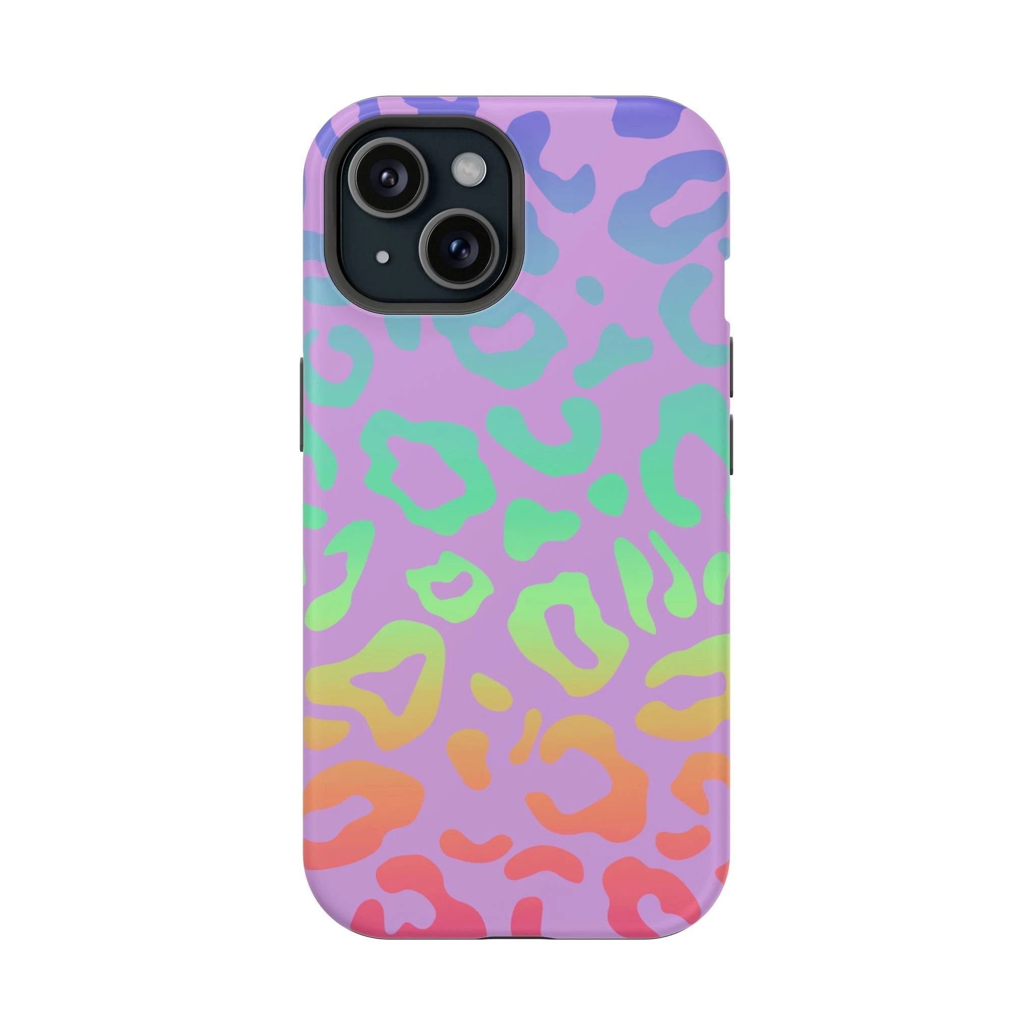 Bespattered Facade Rainbow Leopard MagSafe Tough Case by Bespattered Facade