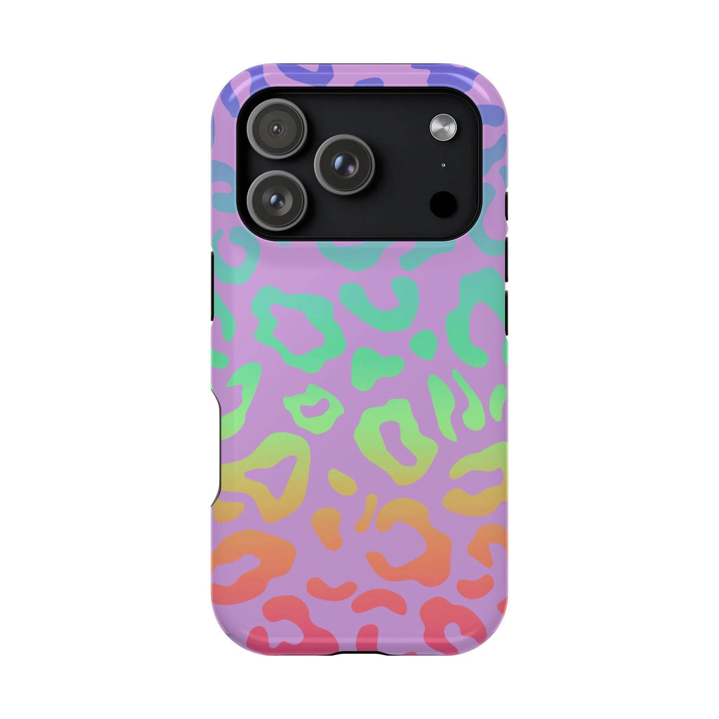 Bespattered Facade Rainbow Leopard MagSafe Tough Case by Bespattered Facade