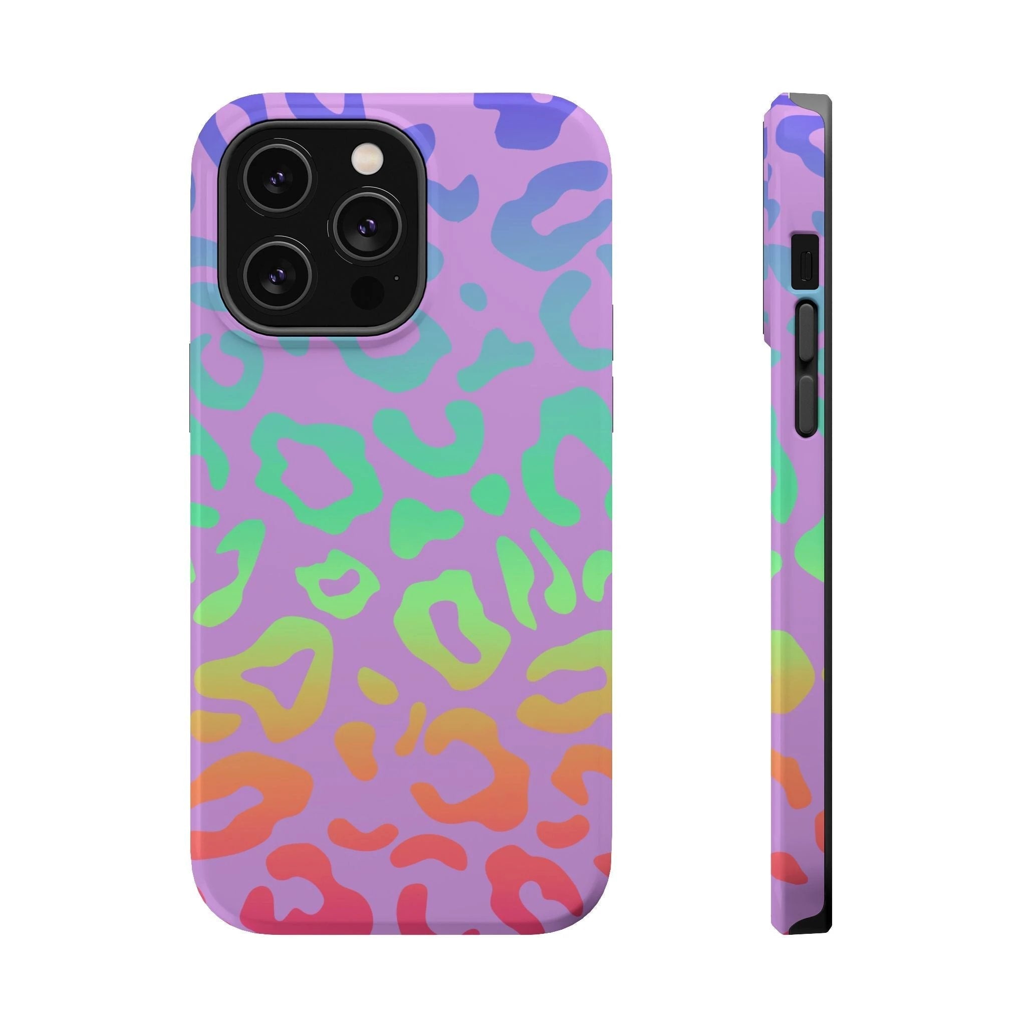 Bespattered Facade Rainbow Leopard MagSafe Tough Case by Bespattered Facade
