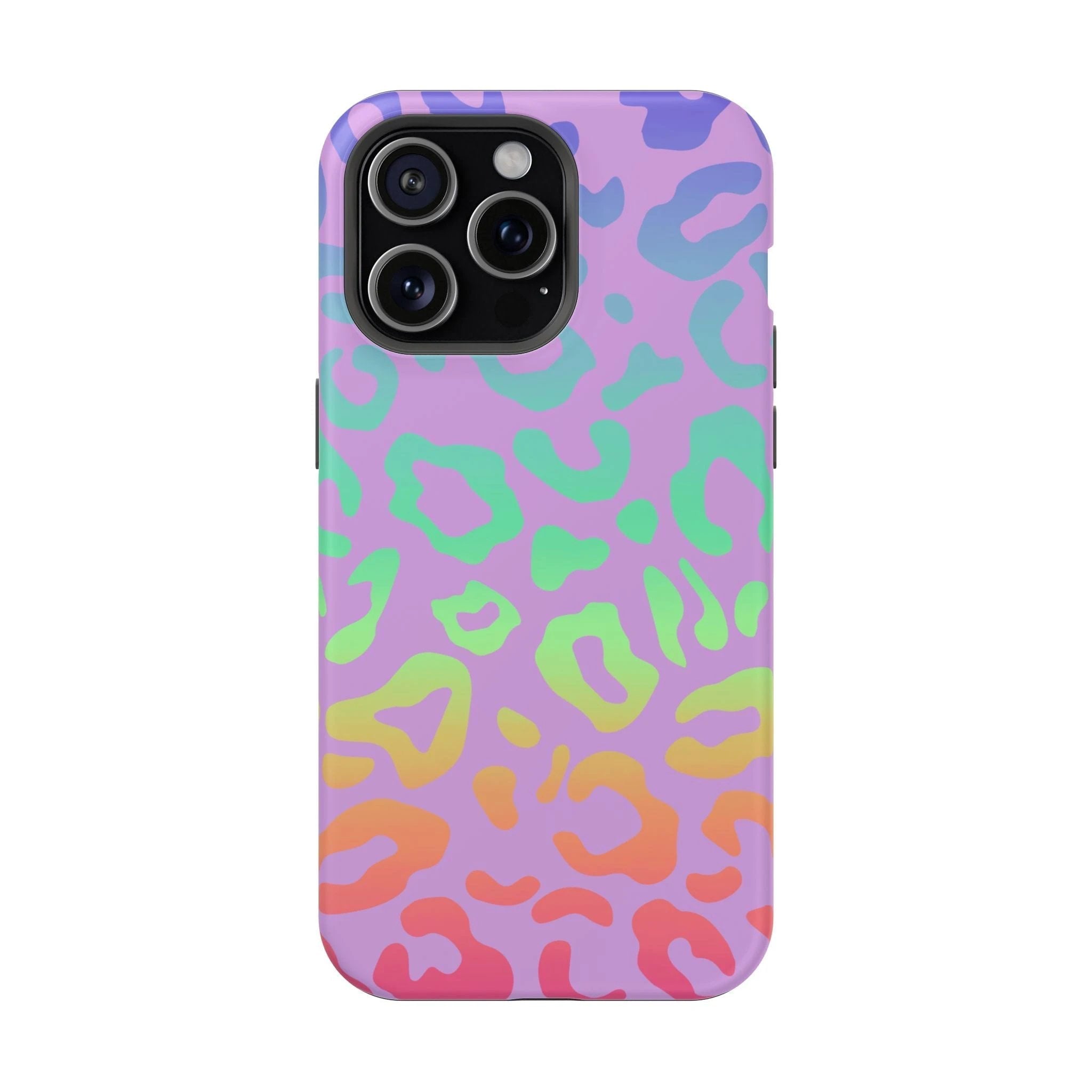 Bespattered Facade Rainbow Leopard MagSafe Tough Case by Bespattered Facade