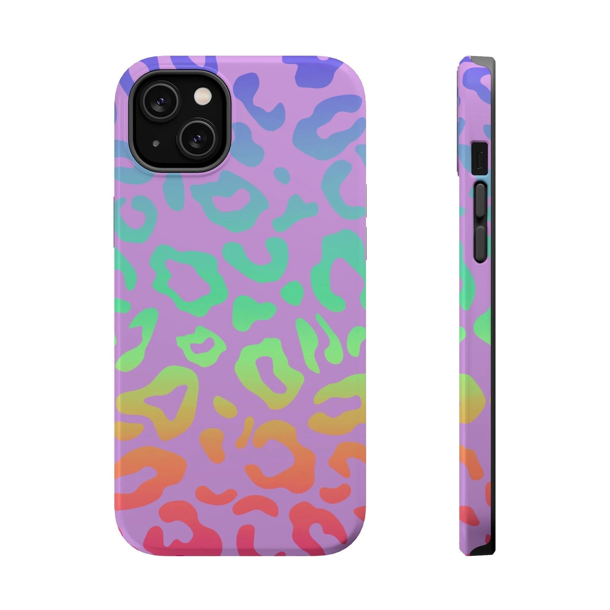 Bespattered Facade Rainbow Leopard MagSafe Tough Case by Bespattered Facade