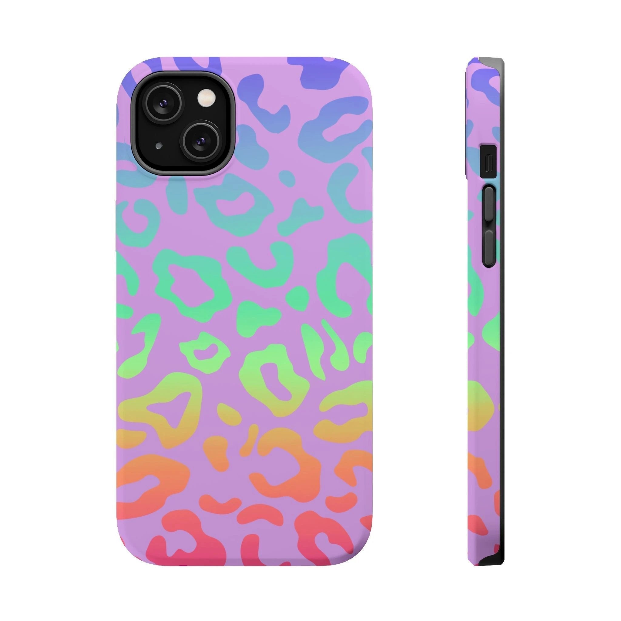 Bespattered Facade Rainbow Leopard MagSafe Tough Case by Bespattered Facade