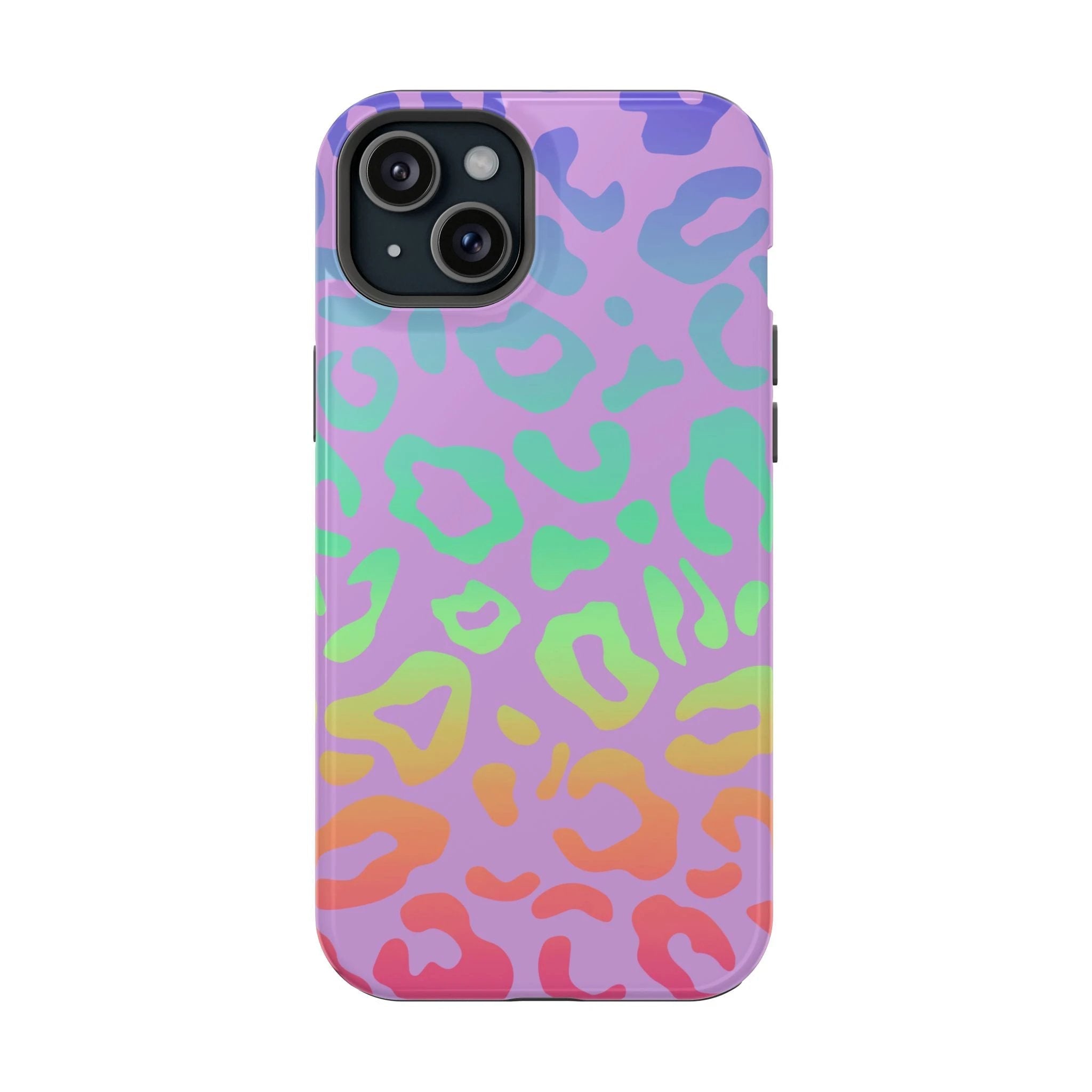 Bespattered Facade Rainbow Leopard MagSafe Tough Case by Bespattered Facade