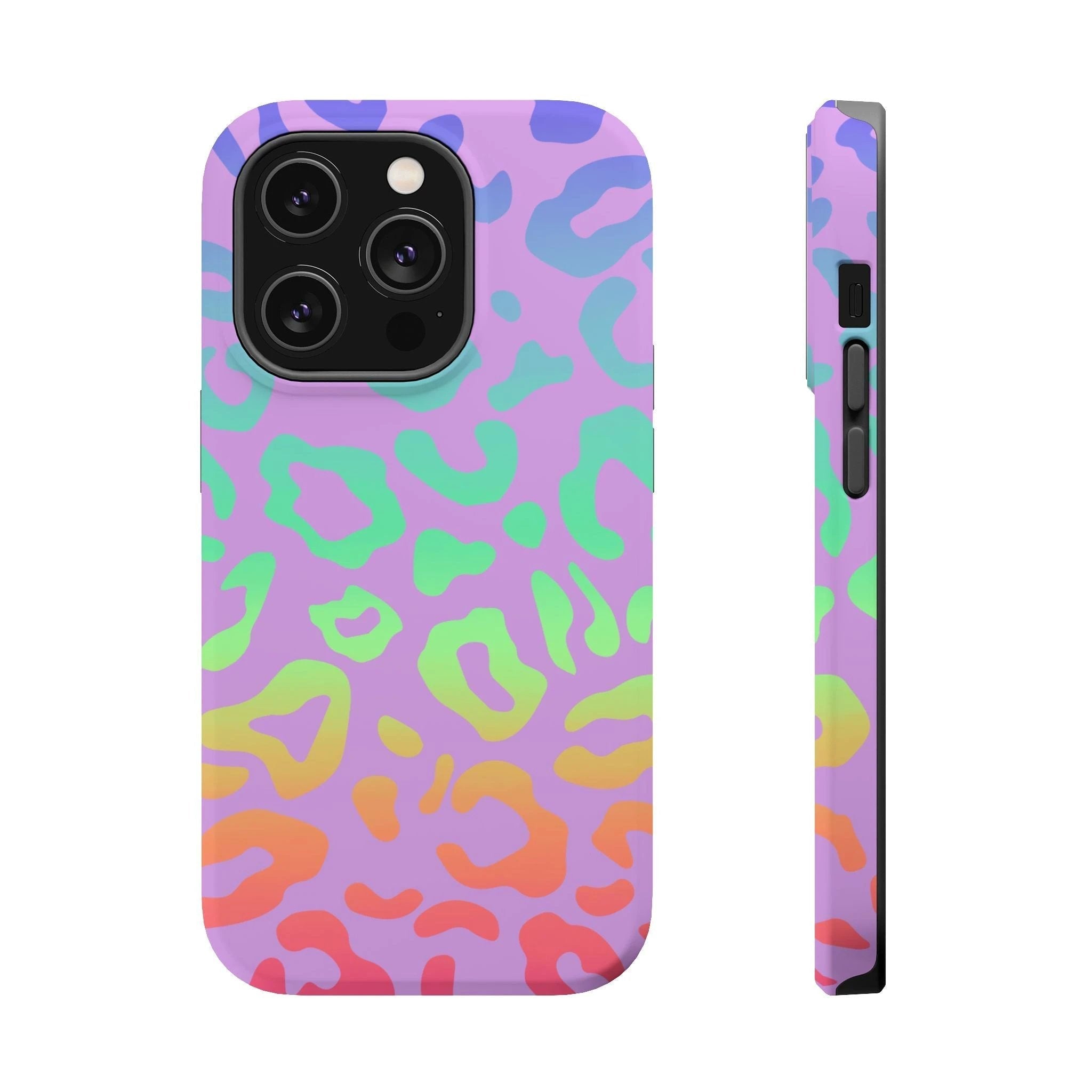 Bespattered Facade Rainbow Leopard MagSafe Tough Case by Bespattered Facade
