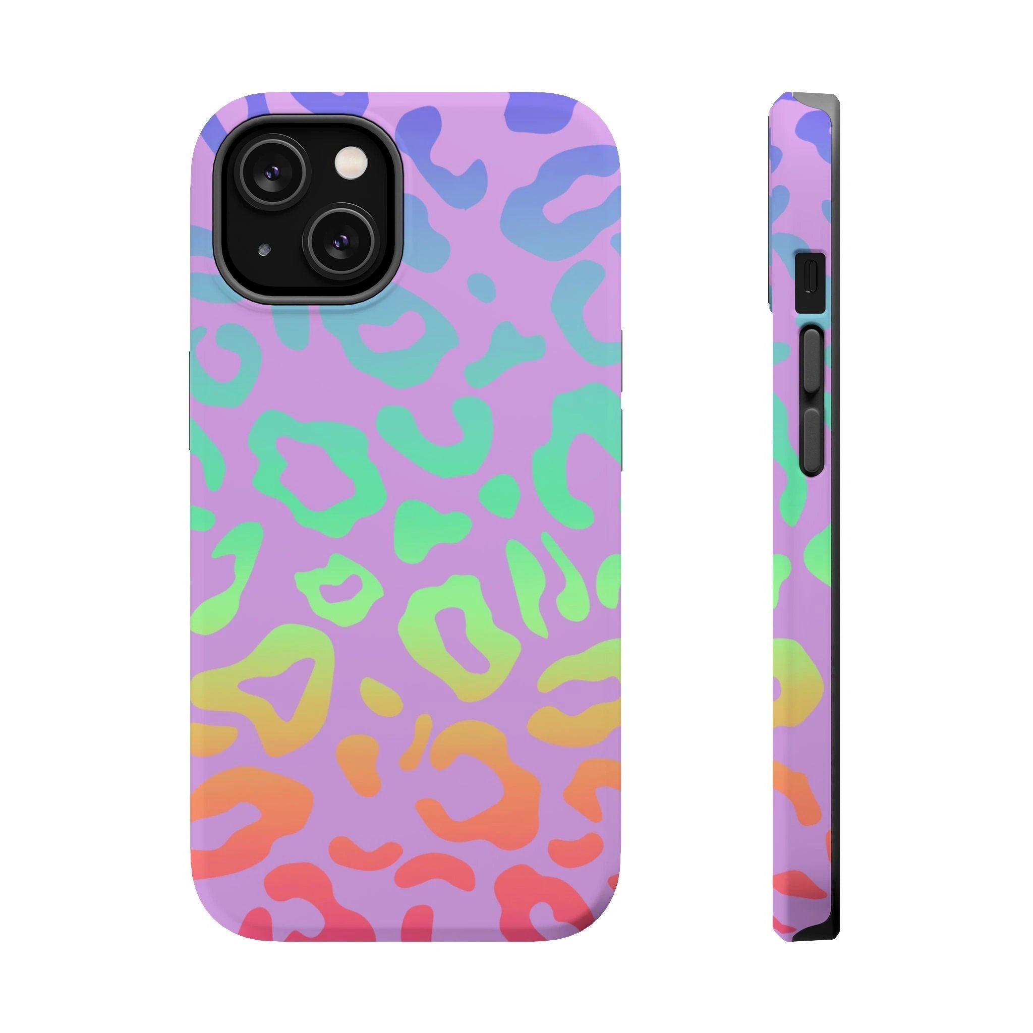 Bespattered Facade Rainbow Leopard MagSafe Tough Case by Bespattered Facade
