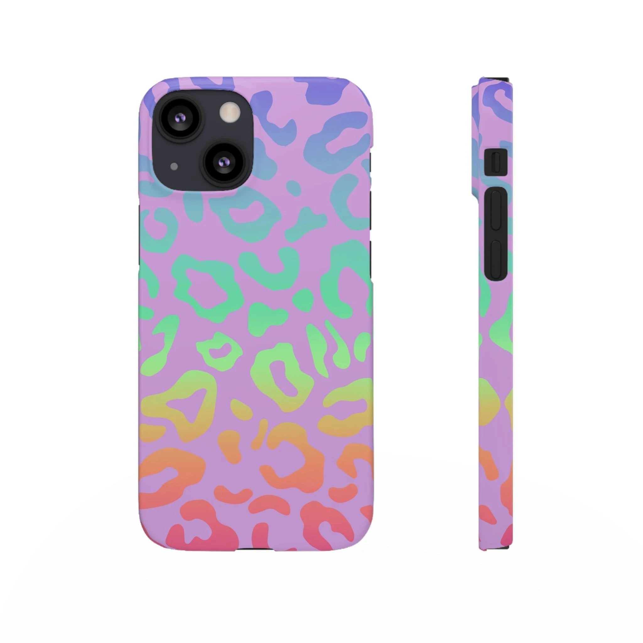 Bespattered Facade Rainbow Leopard Snap Case by Bespattered Facade