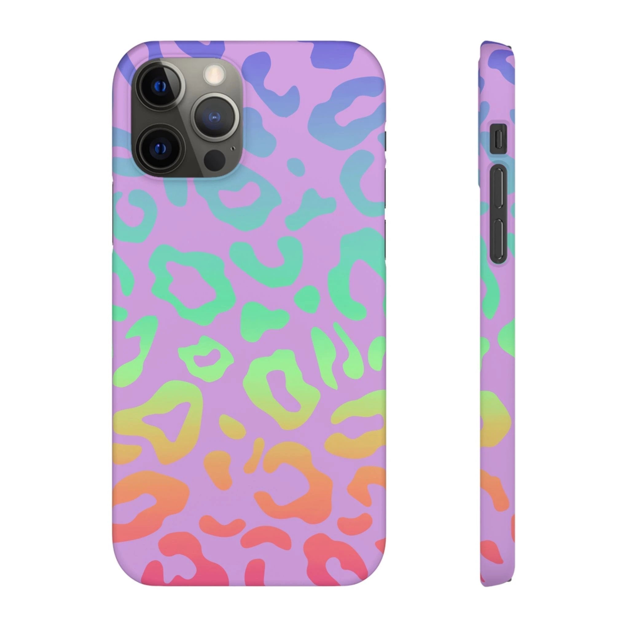 Bespattered Facade Rainbow Leopard Snap Case by Bespattered Facade