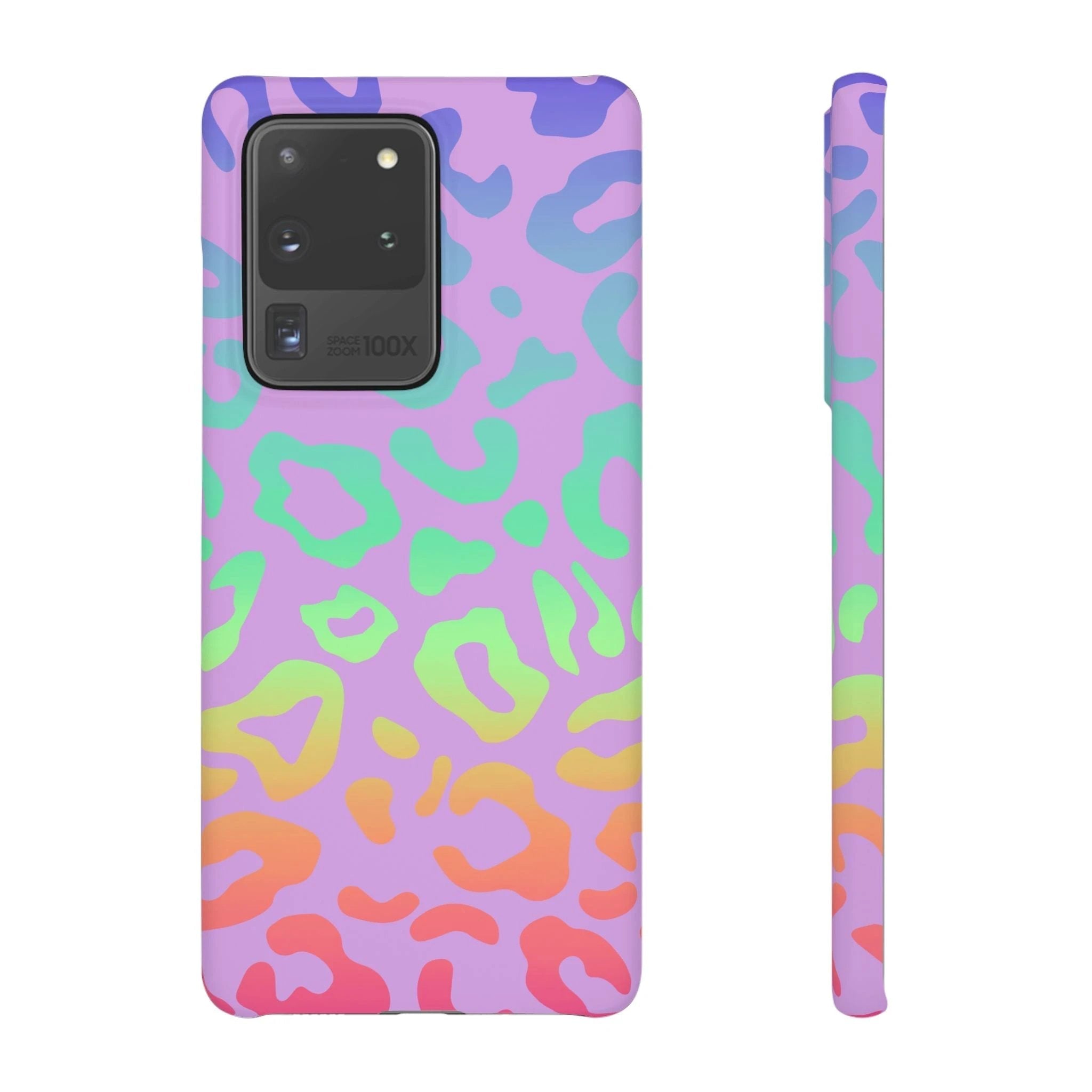 Bespattered Facade Rainbow Leopard Snap Case by Bespattered Facade