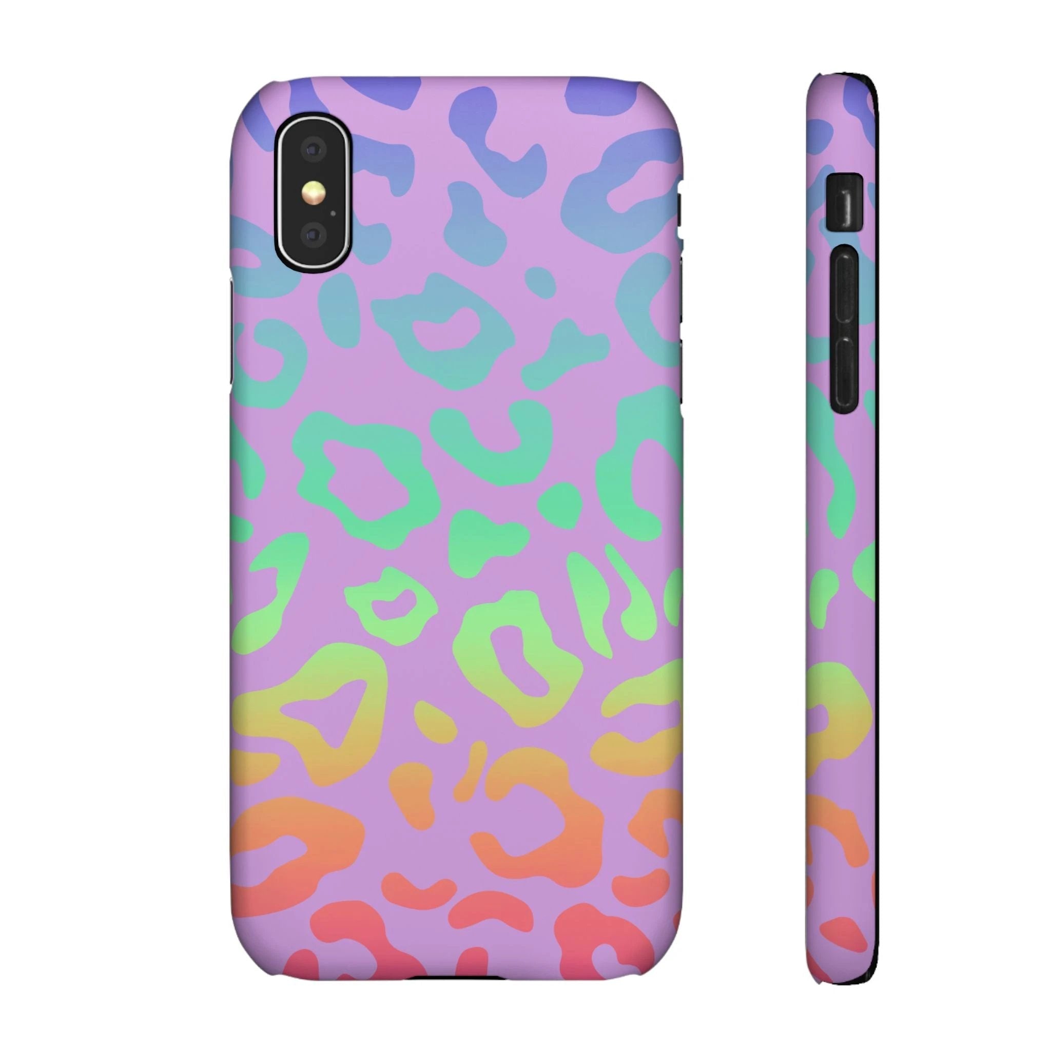 Bespattered Facade Rainbow Leopard Snap Case by Bespattered Facade