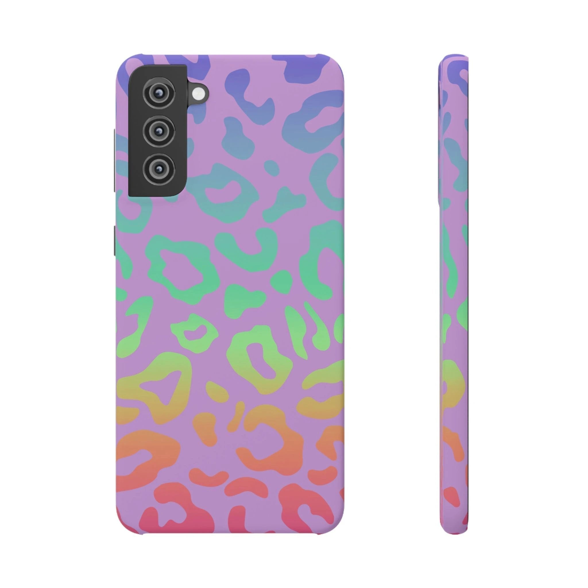 Bespattered Facade Rainbow Leopard Snap Case by Bespattered Facade