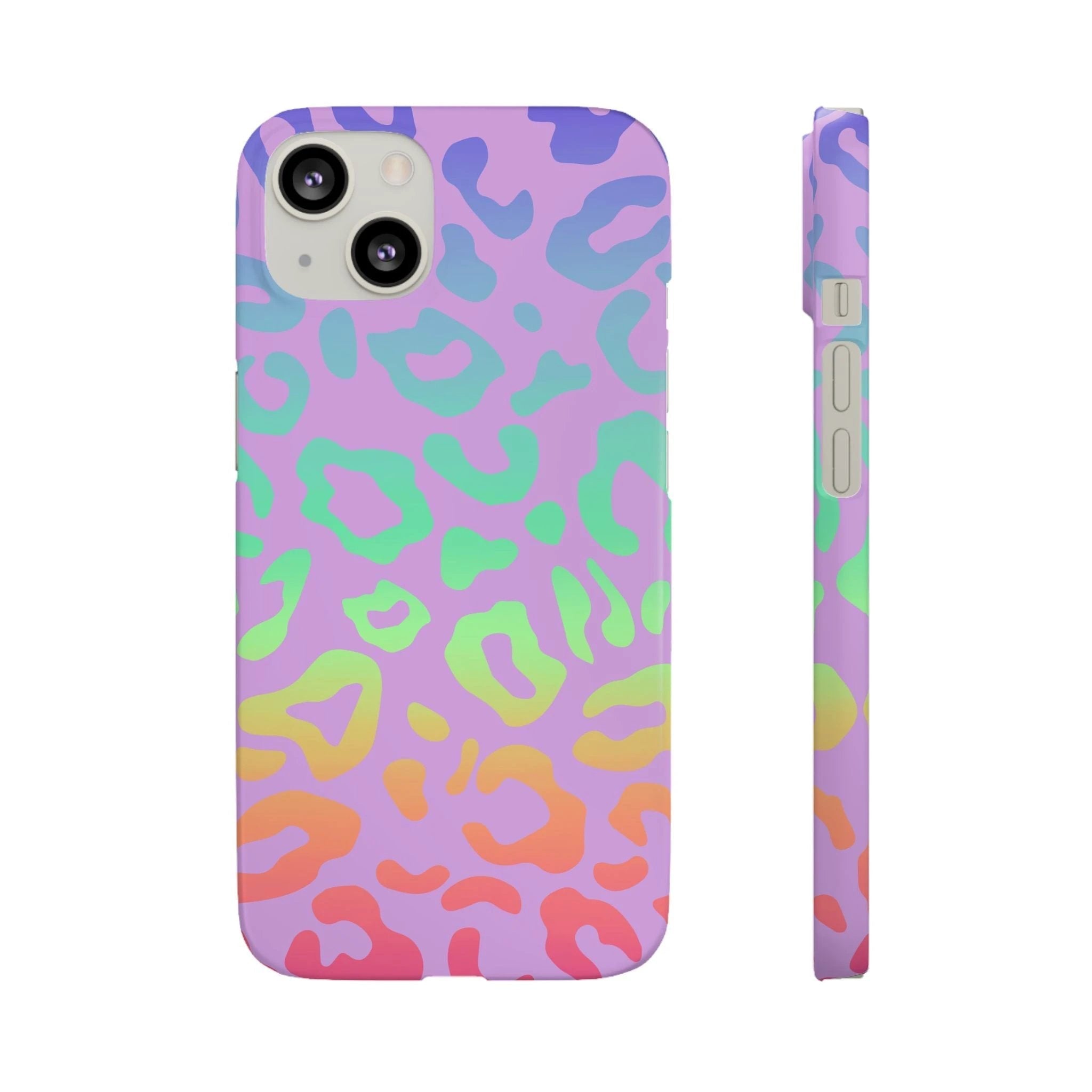 Bespattered Facade Rainbow Leopard Snap Case by Bespattered Facade