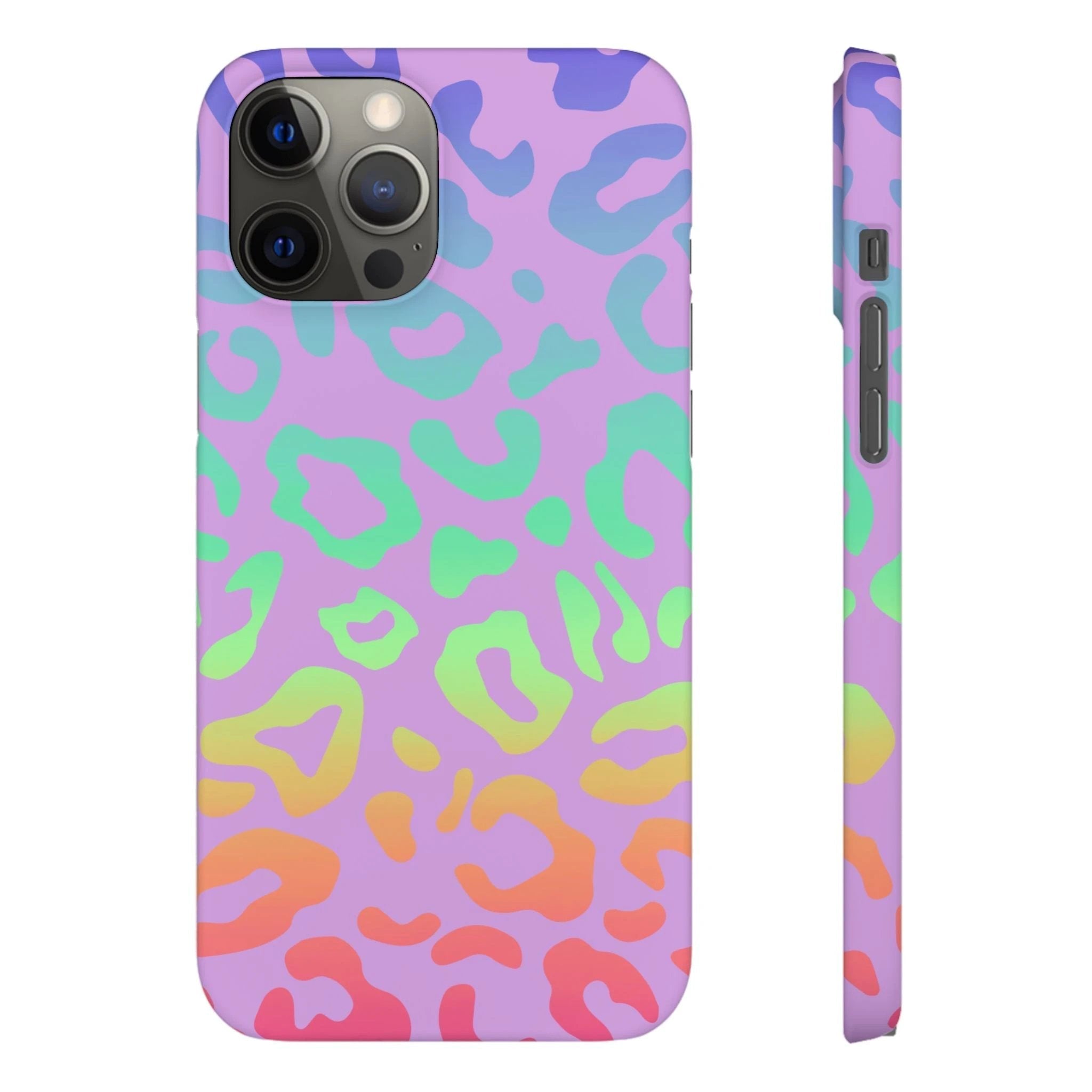Bespattered Facade Rainbow Leopard Snap Case by Bespattered Facade