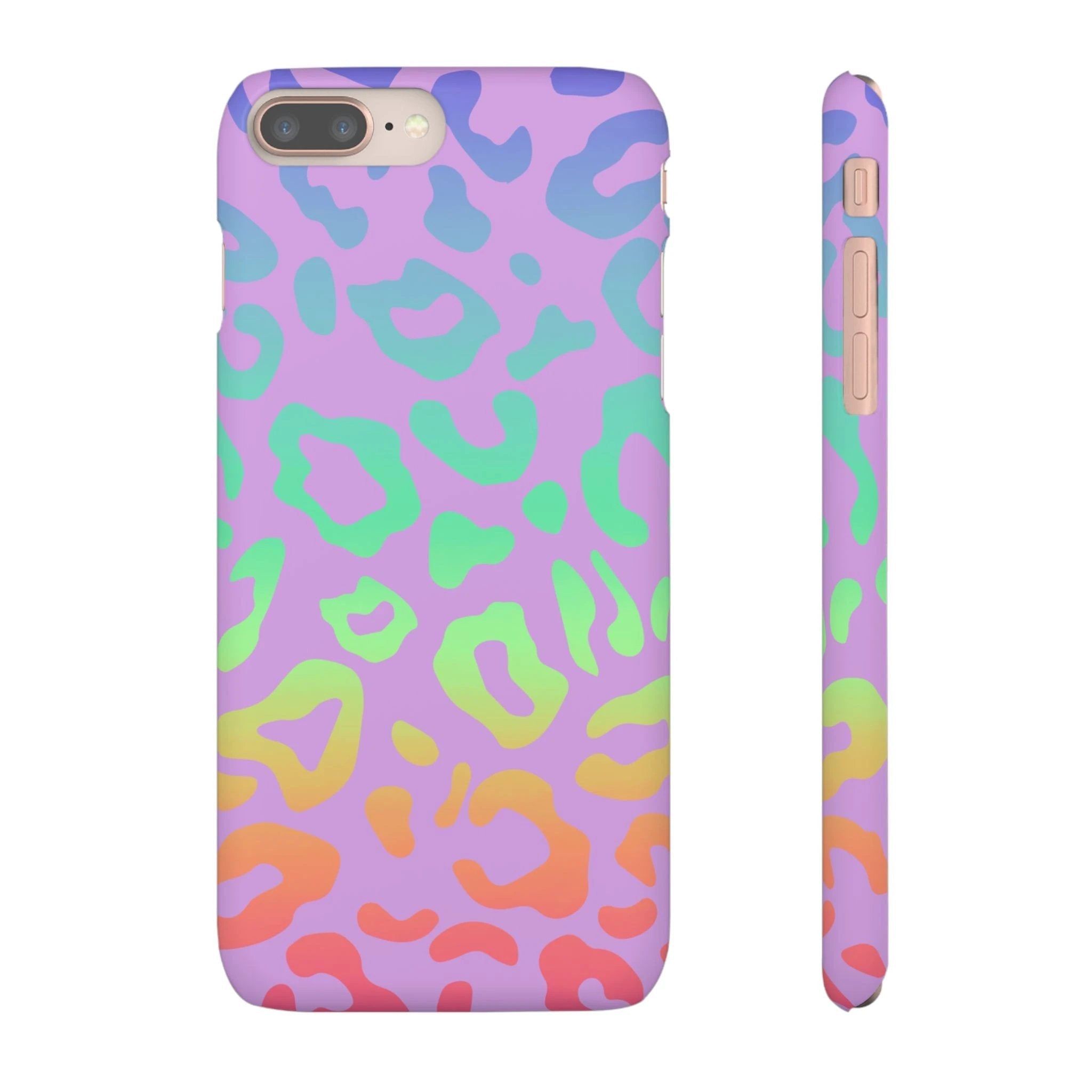 Bespattered Facade Rainbow Leopard Snap Case by Bespattered Facade