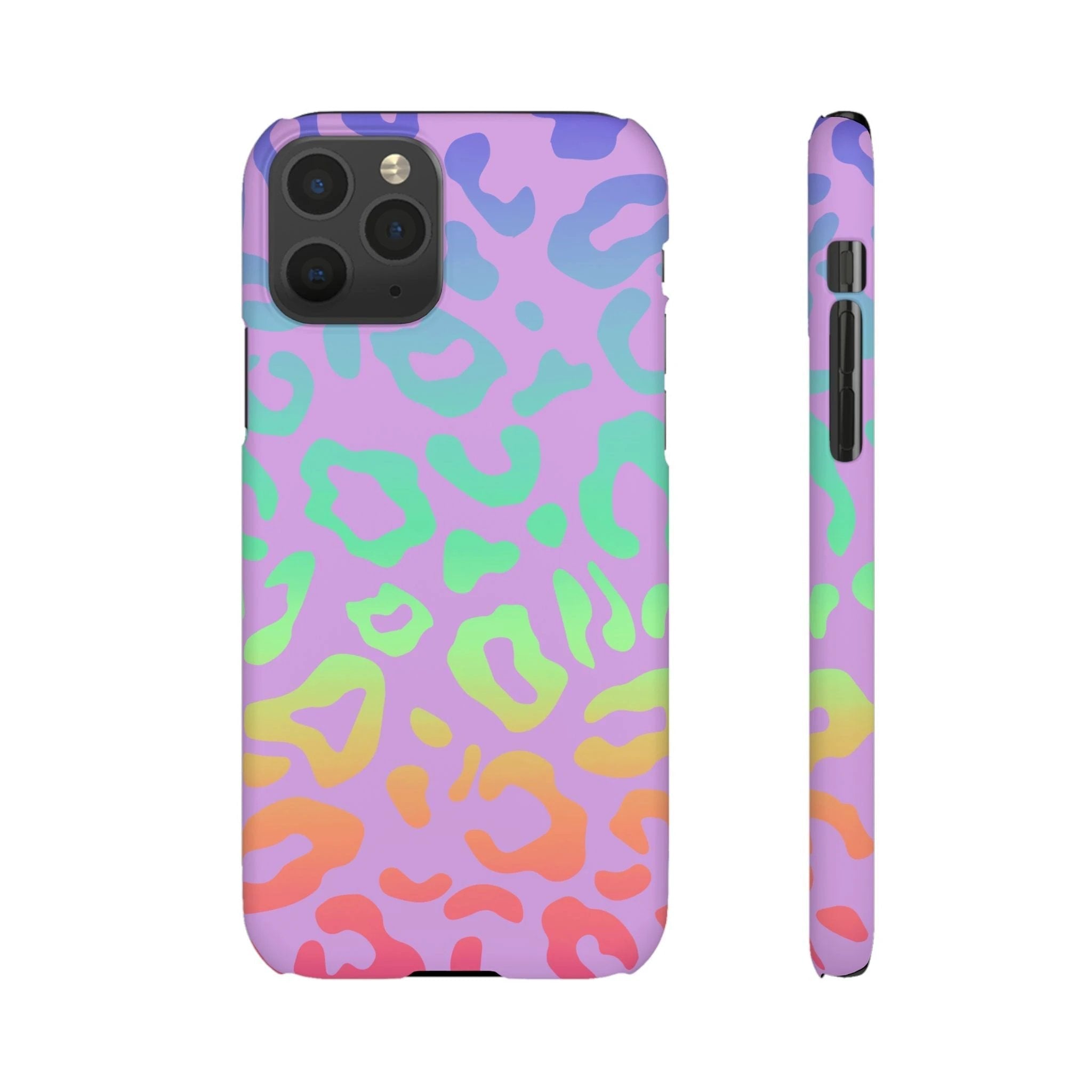 Bespattered Facade Rainbow Leopard Snap Case by Bespattered Facade
