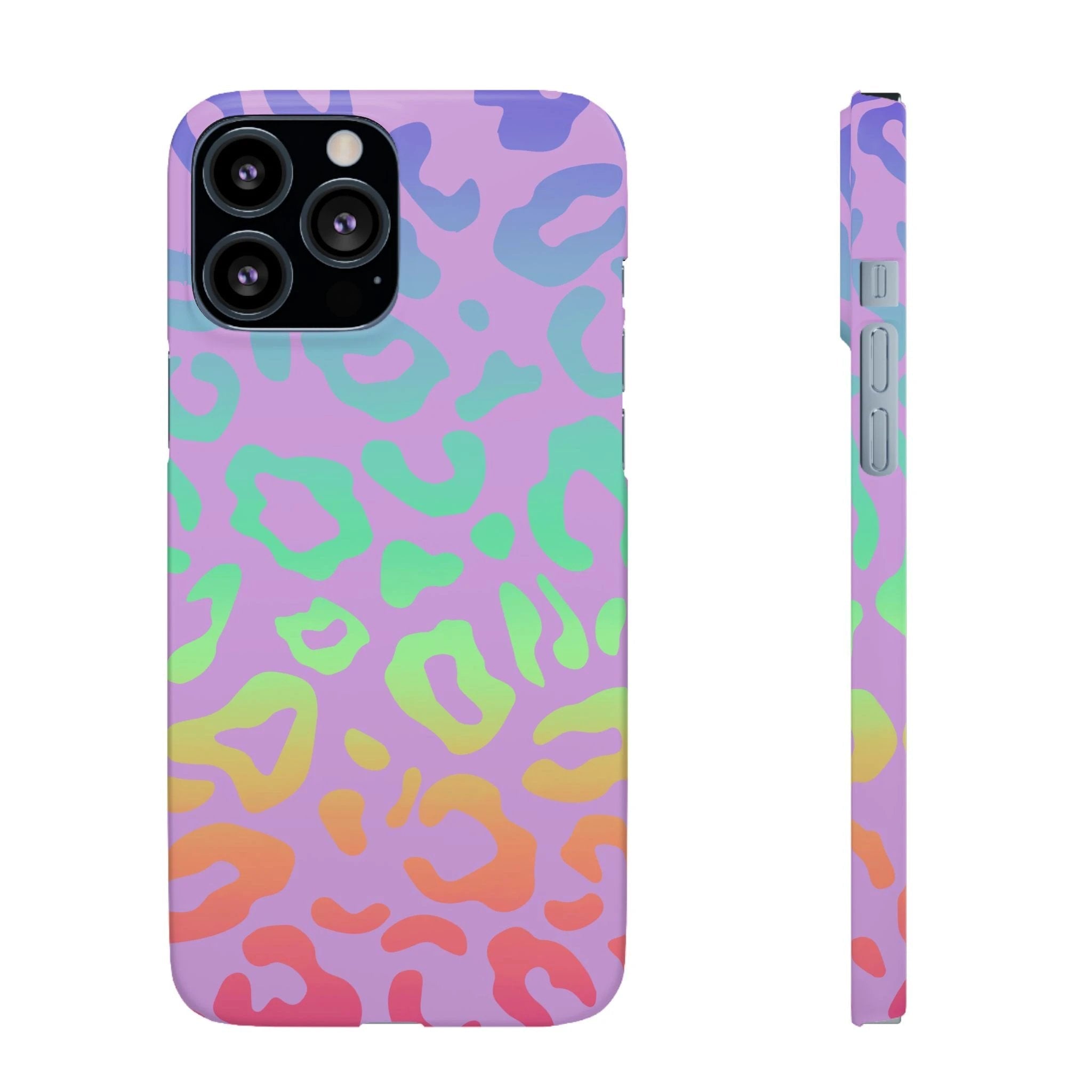 Bespattered Facade Rainbow Leopard Snap Case by Bespattered Facade