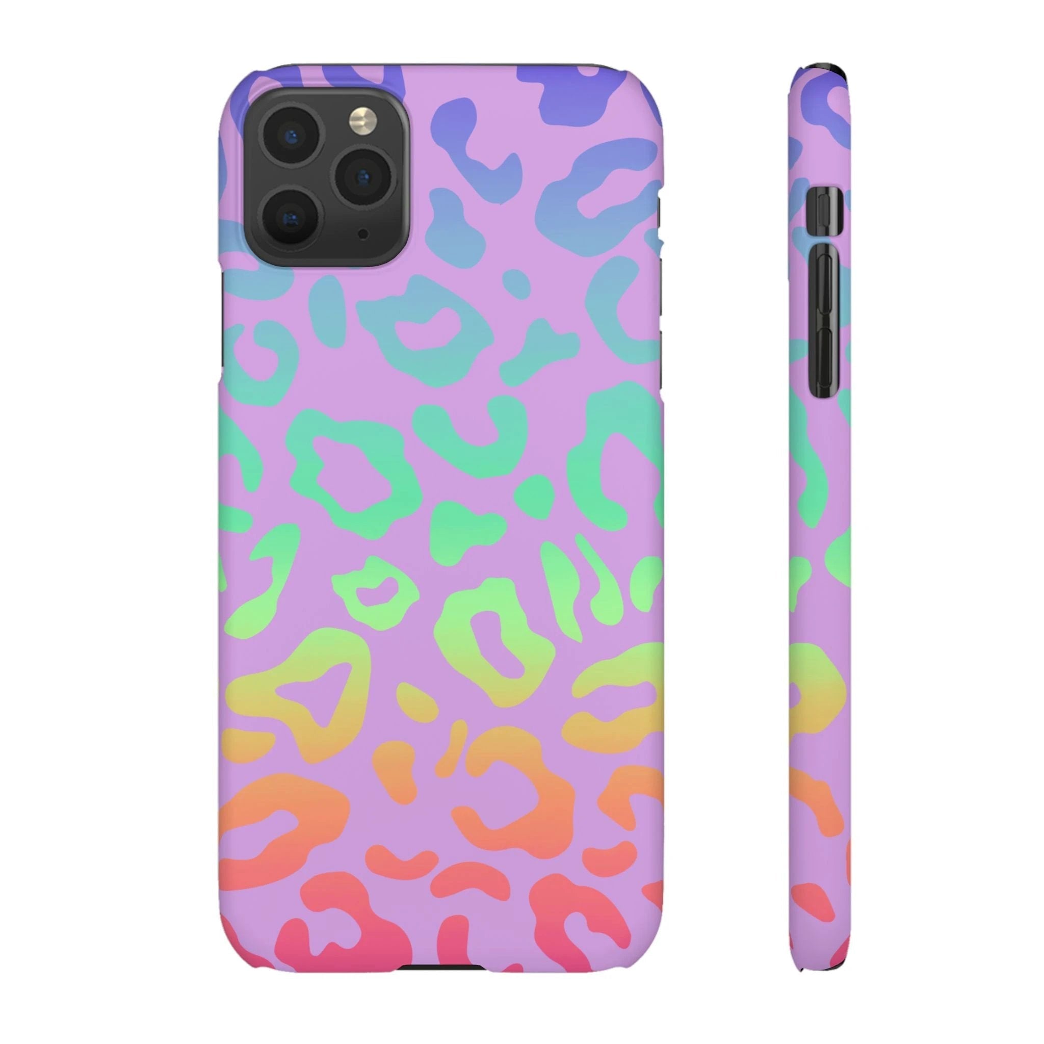 Bespattered Facade Rainbow Leopard Snap Case by Bespattered Facade