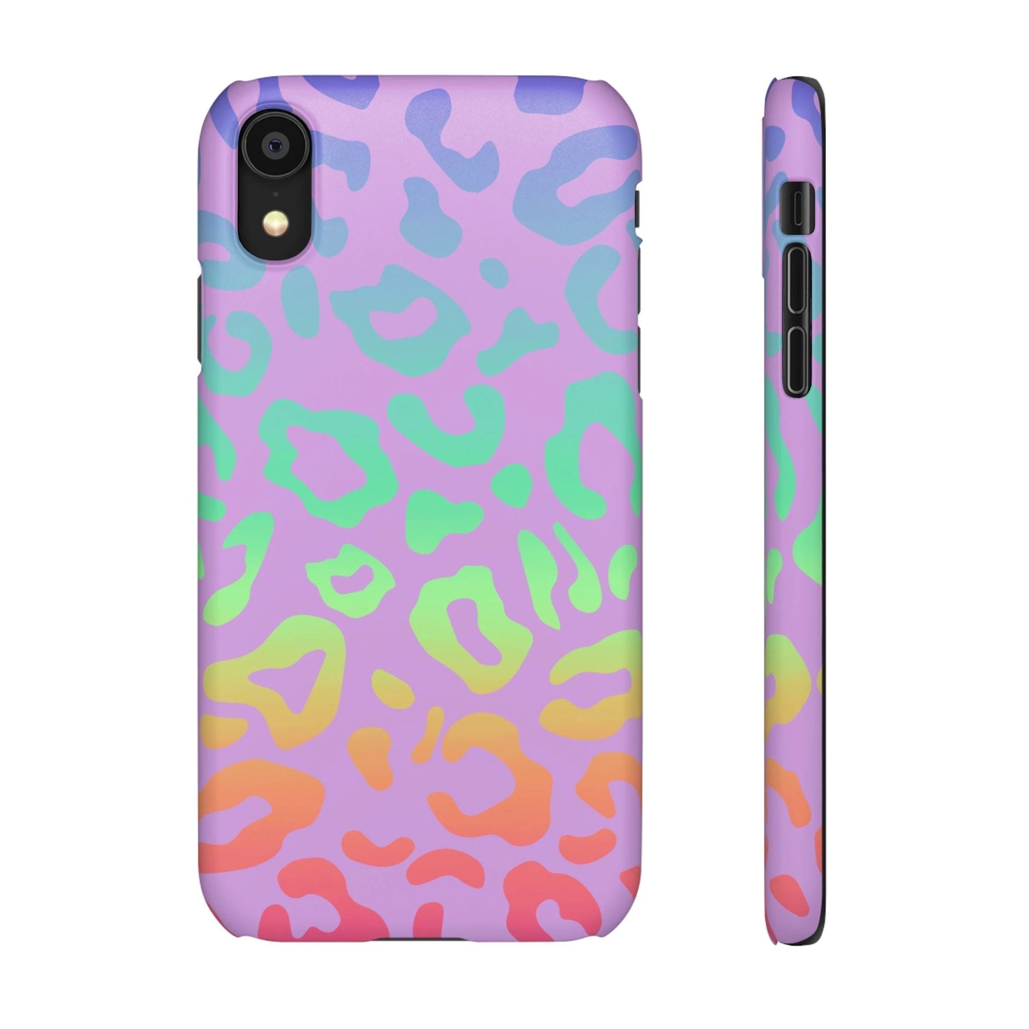 Bespattered Facade Rainbow Leopard Snap Case by Bespattered Facade