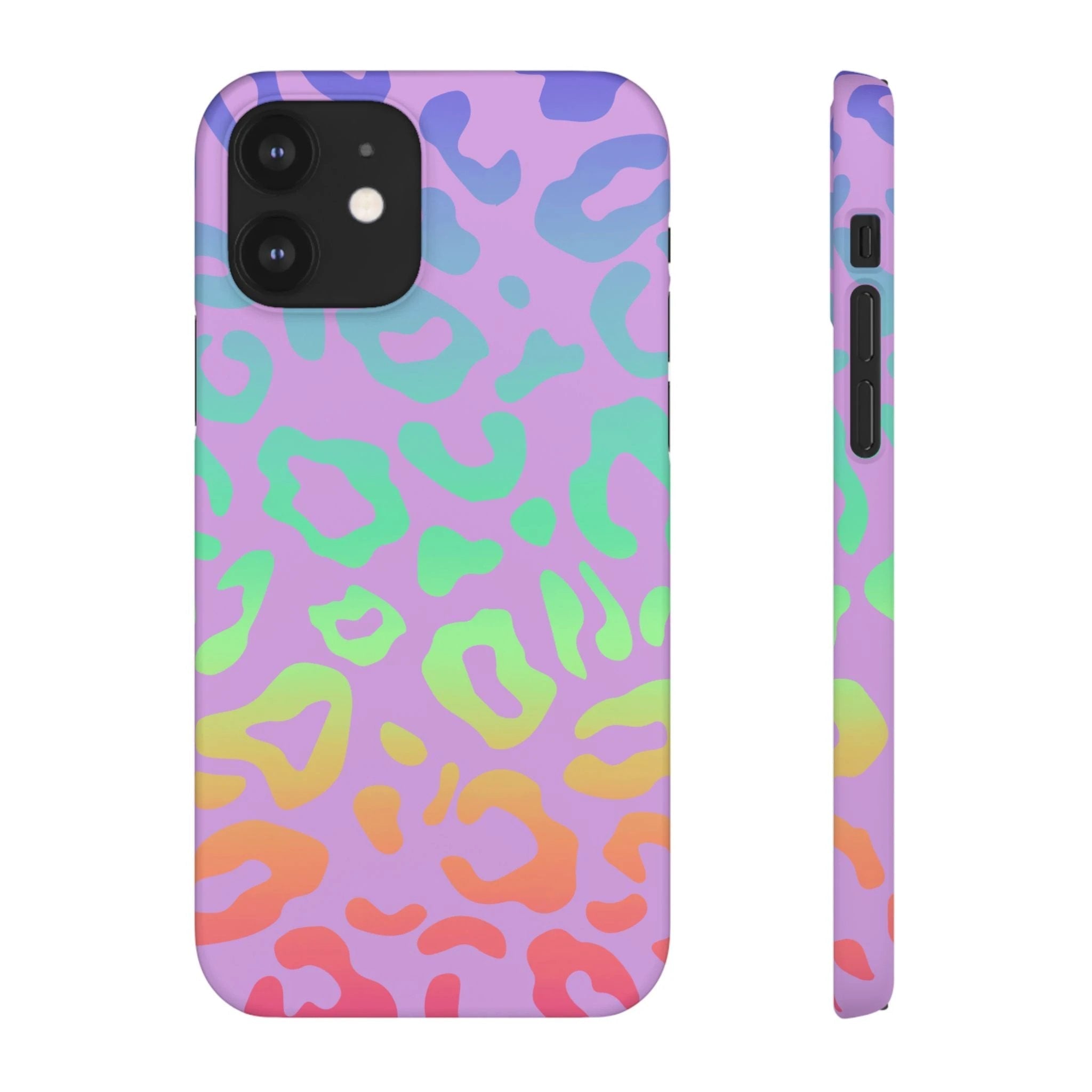 Bespattered Facade Rainbow Leopard Snap Case by Bespattered Facade