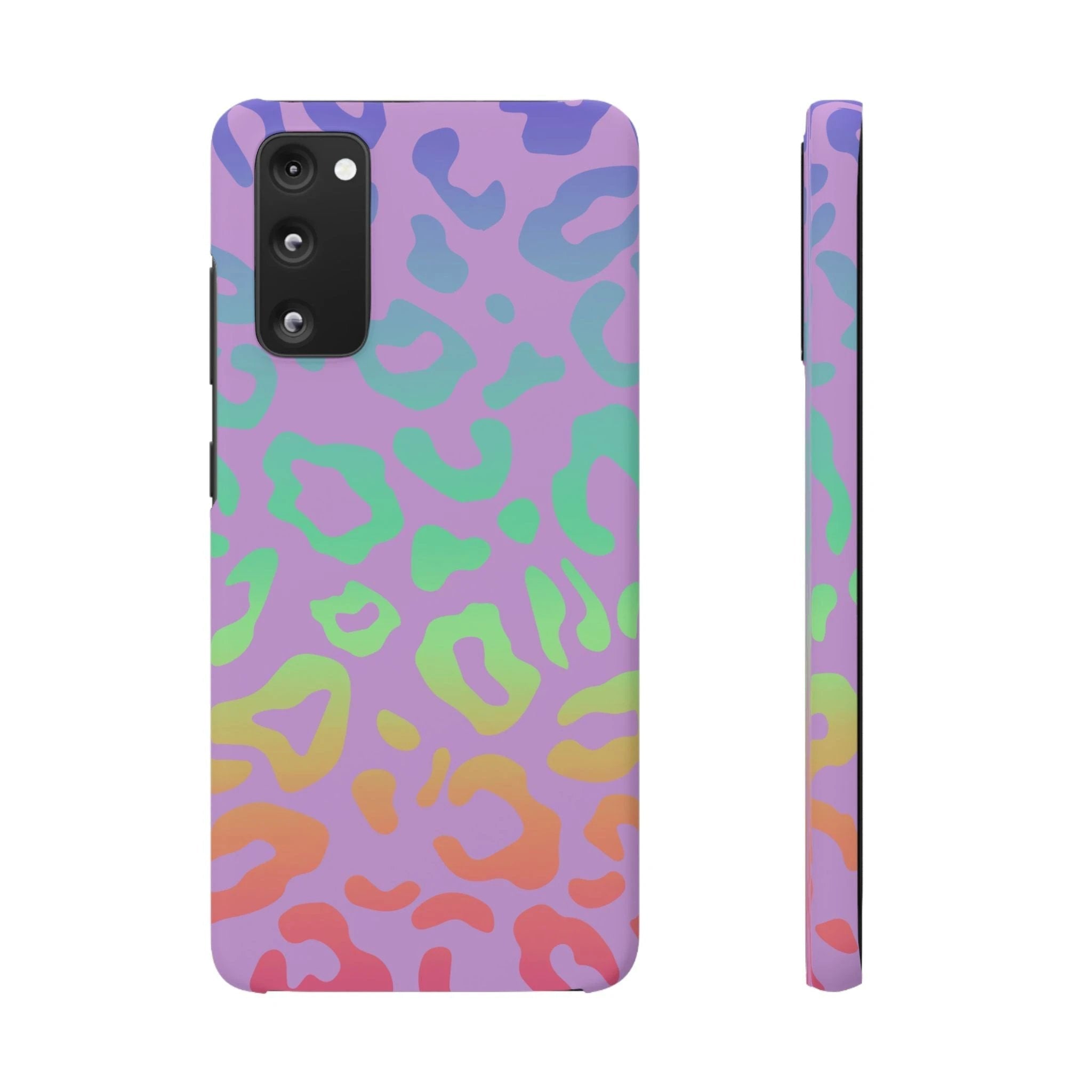 Bespattered Facade Rainbow Leopard Snap Case by Bespattered Facade