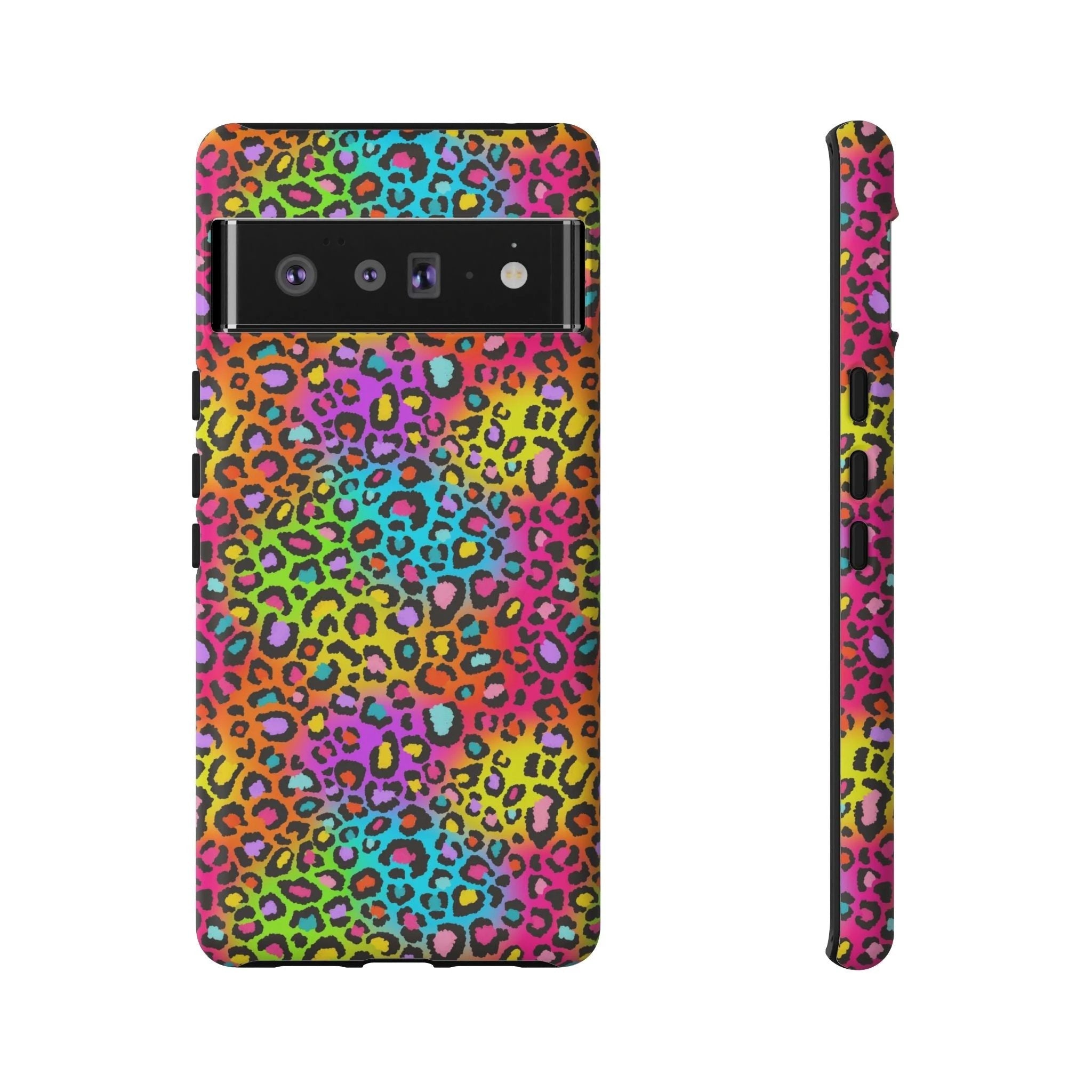 Bespattered Facade Rainbow Leopard Tough Case by Bespattered Facade