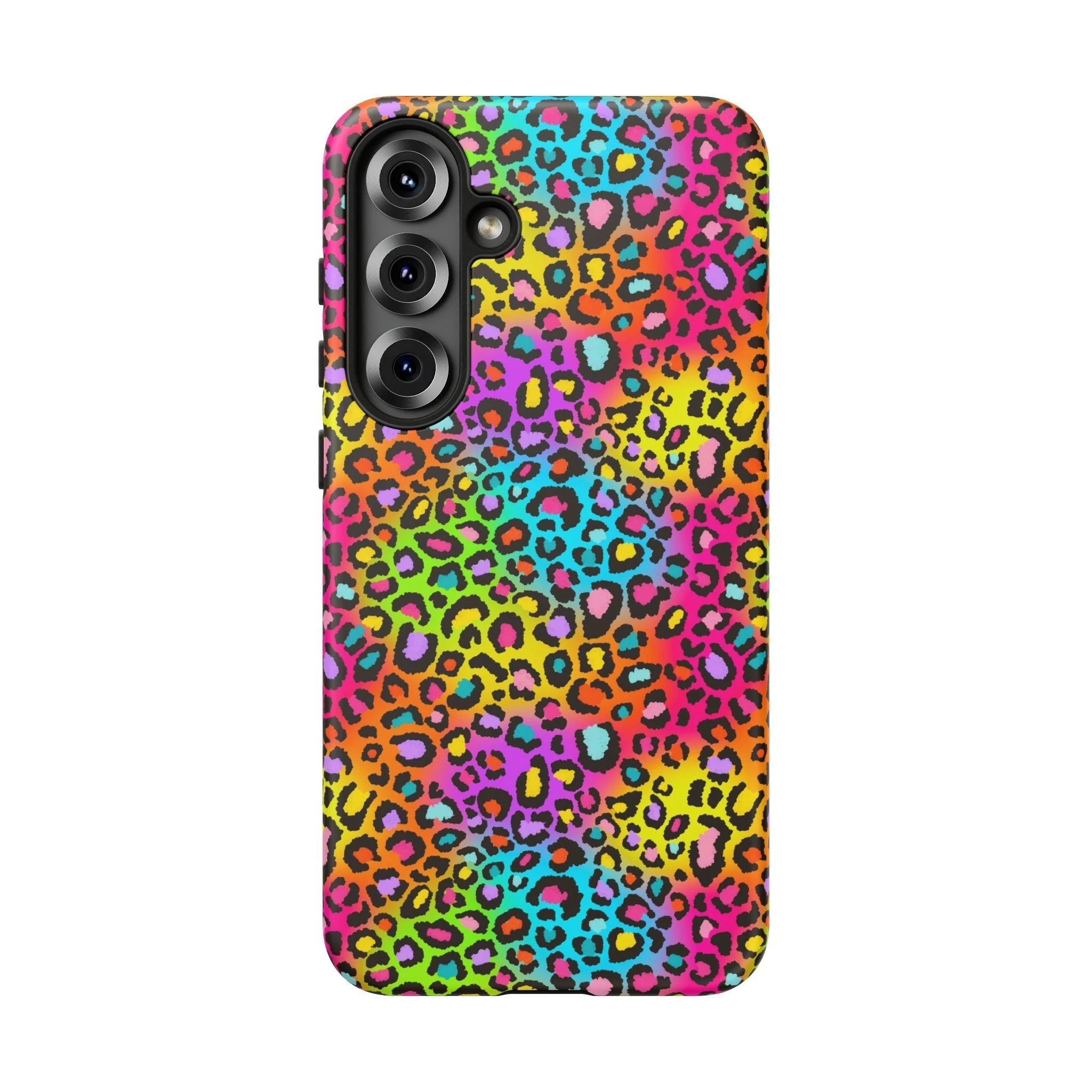Bespattered Facade Rainbow Leopard Tough Case by Bespattered Facade