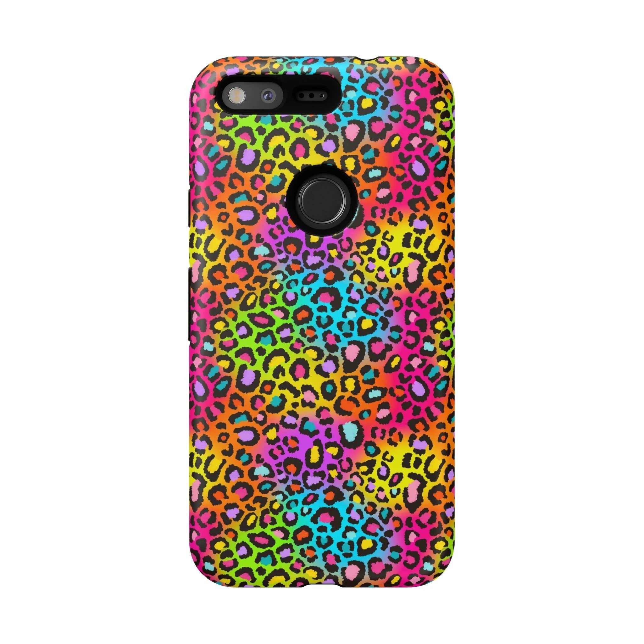 Bespattered Facade Rainbow Leopard Tough Case by Bespattered Facade