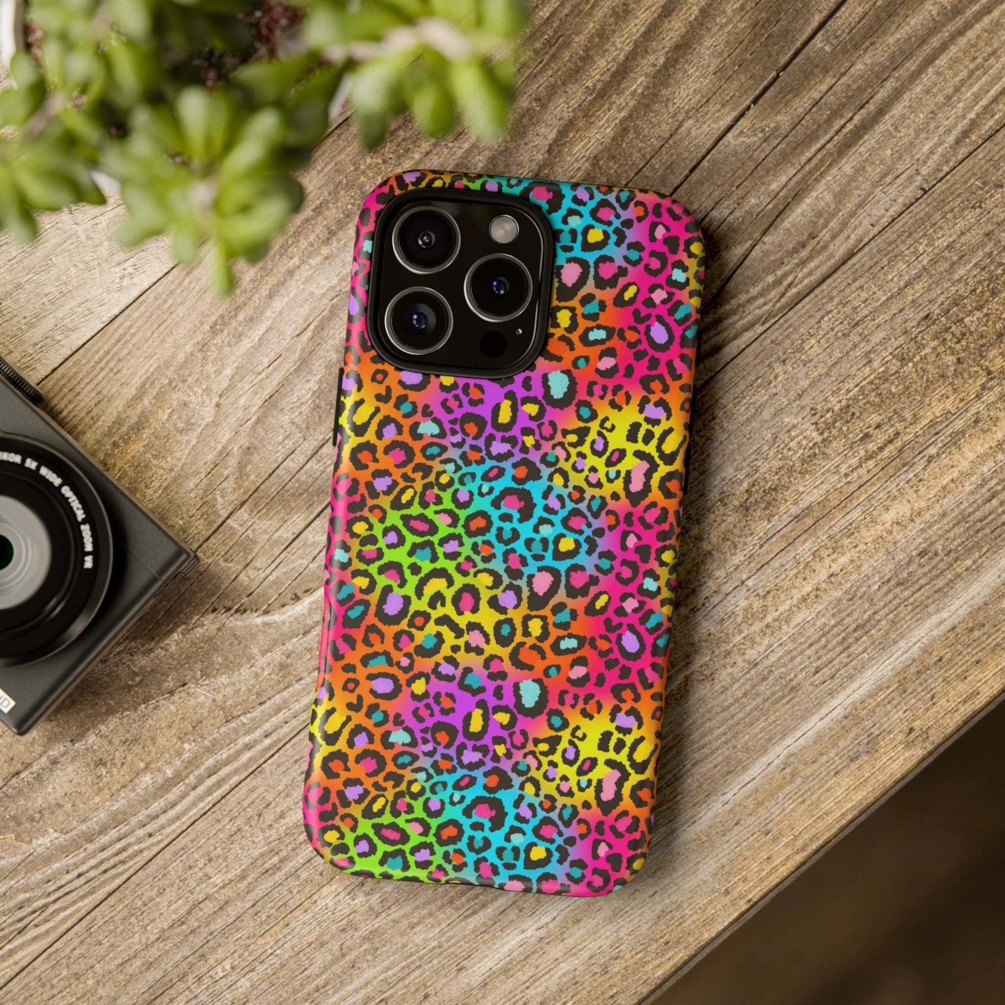 Bespattered Facade Rainbow Leopard Tough Case by Bespattered Facade
