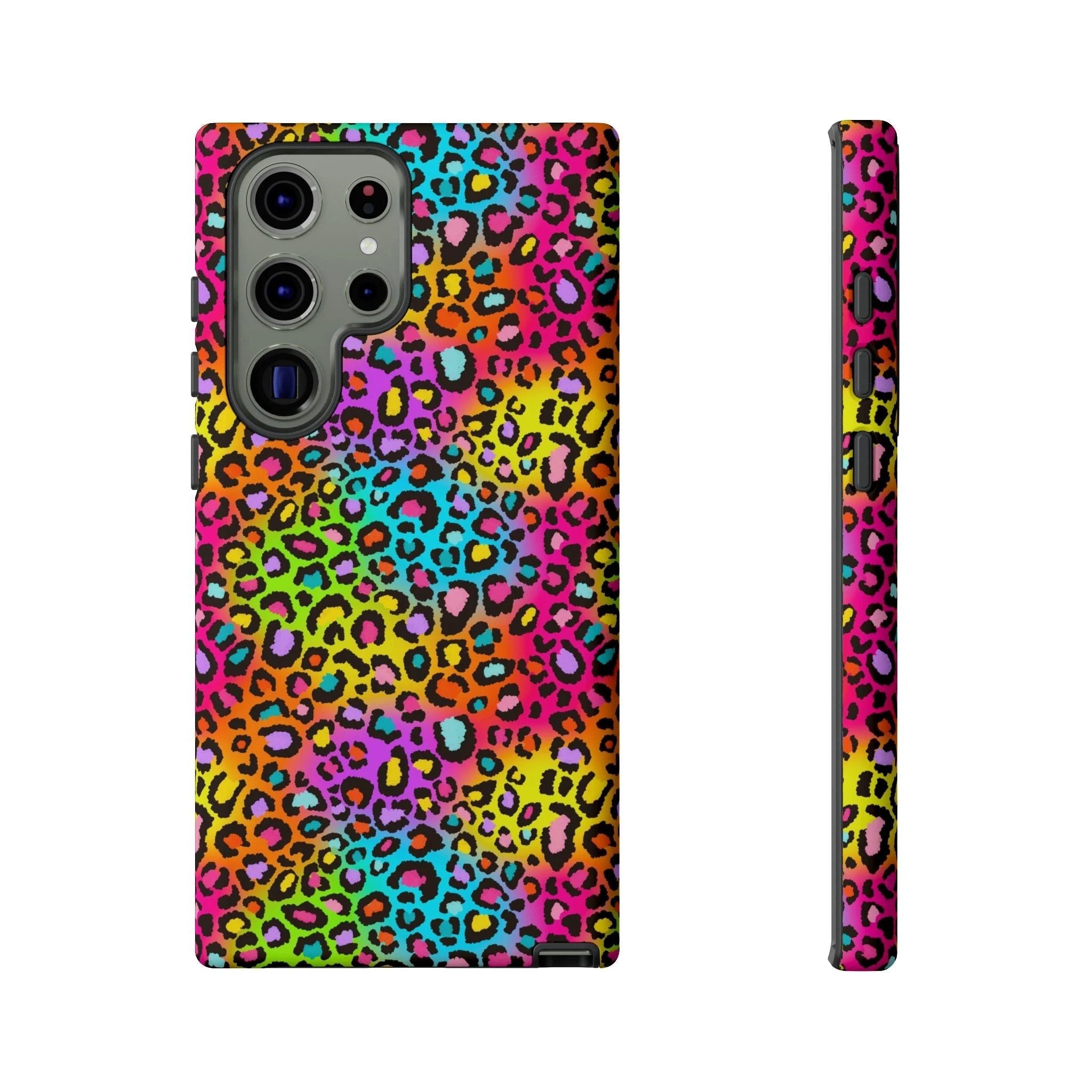 Bespattered Facade Rainbow Leopard Tough Case by Bespattered Facade