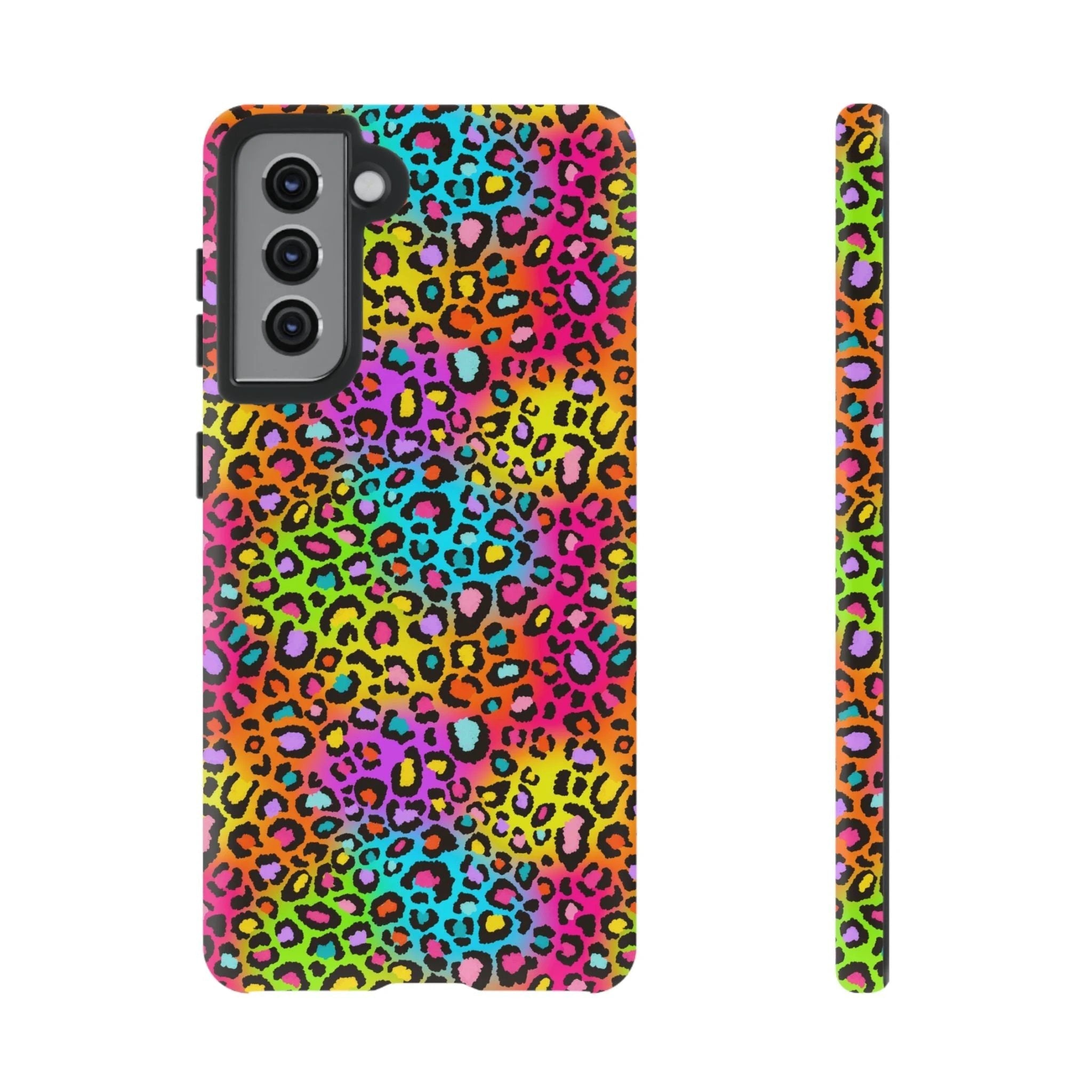 Bespattered Facade Rainbow Leopard Tough Case by Bespattered Facade
