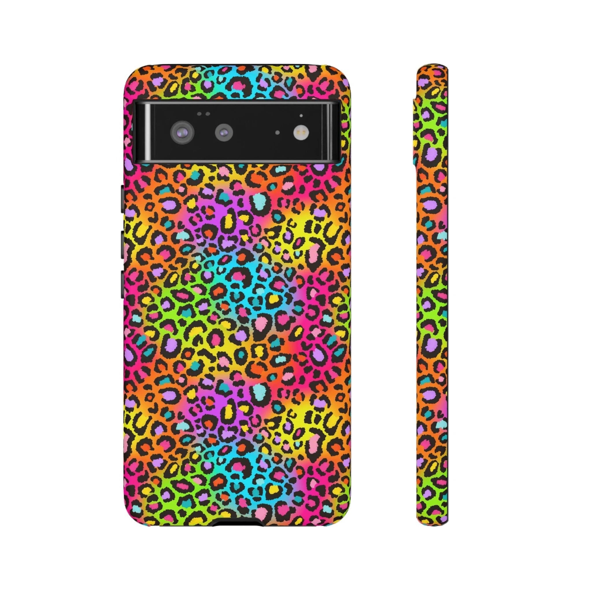 Bespattered Facade Rainbow Leopard Tough Case by Bespattered Facade