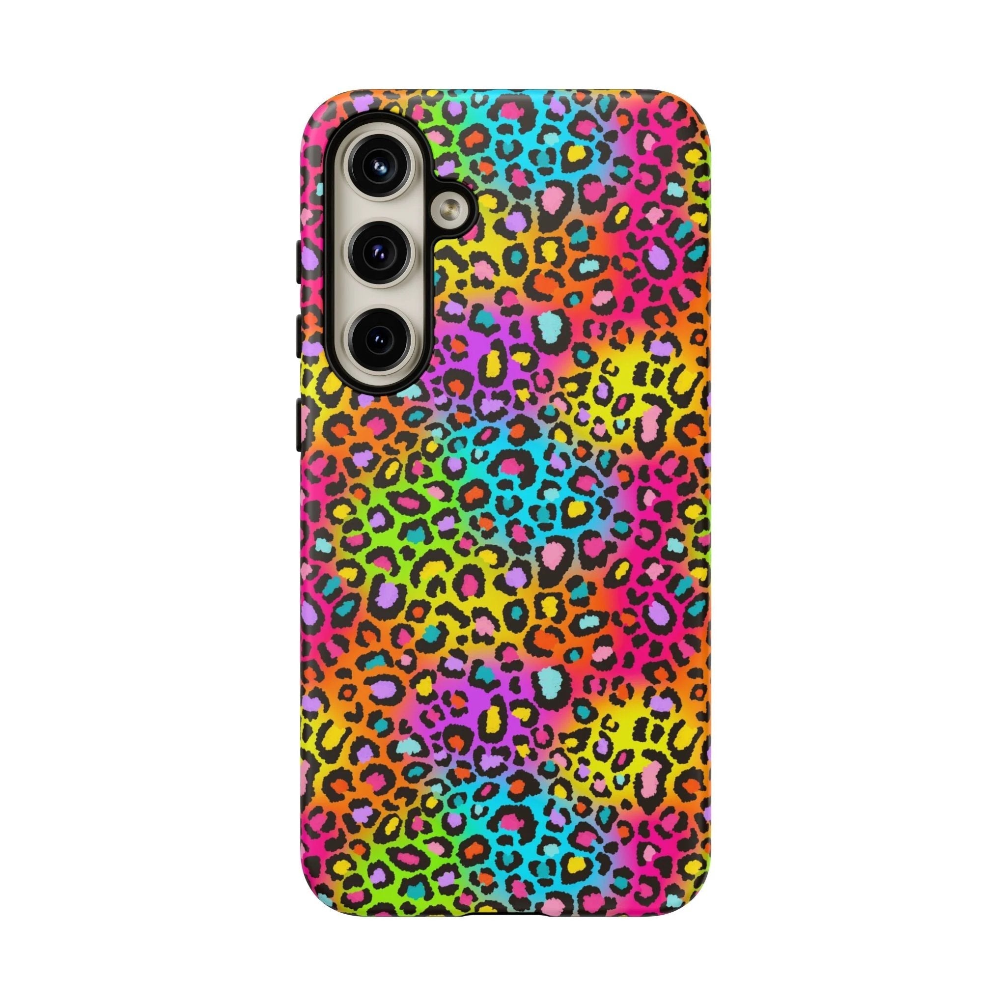 Bespattered Facade Rainbow Leopard Tough Case by Bespattered Facade