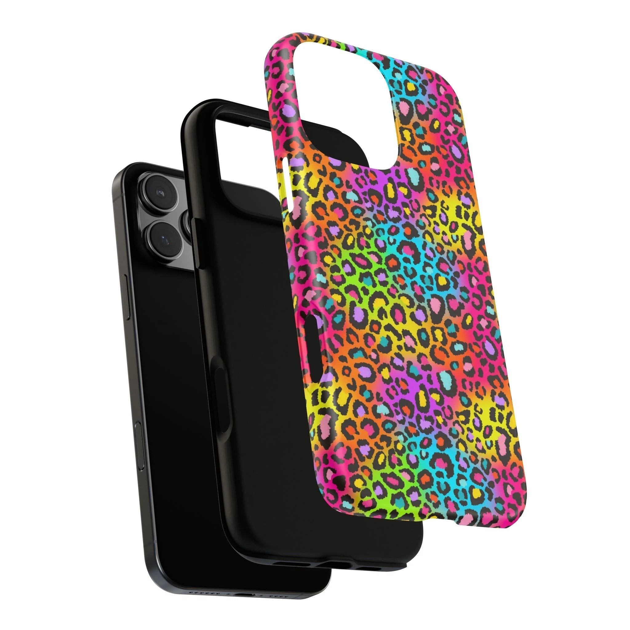 Bespattered Facade Rainbow Leopard Tough Case by Bespattered Facade