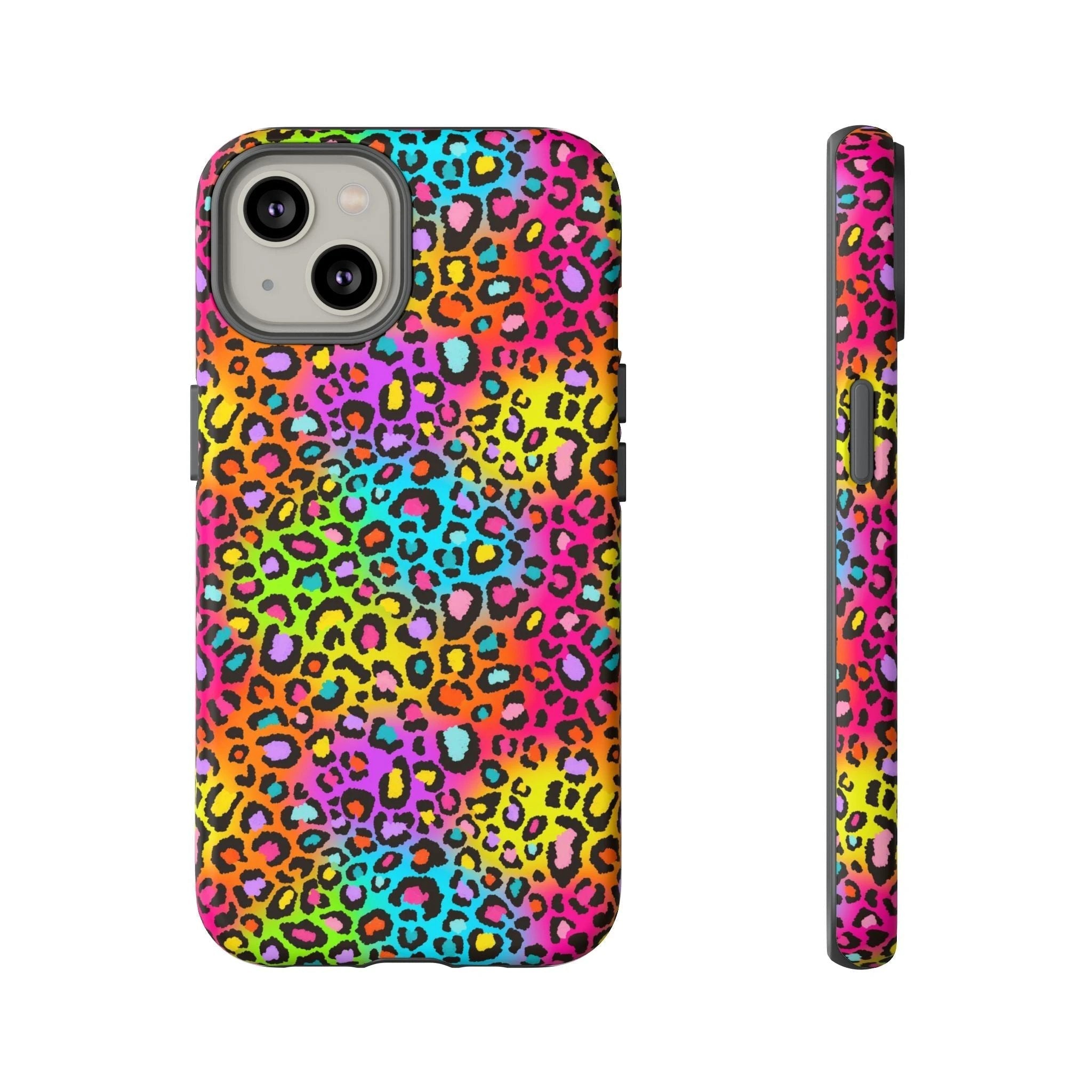 Bespattered Facade Rainbow Leopard Tough Case by Bespattered Facade