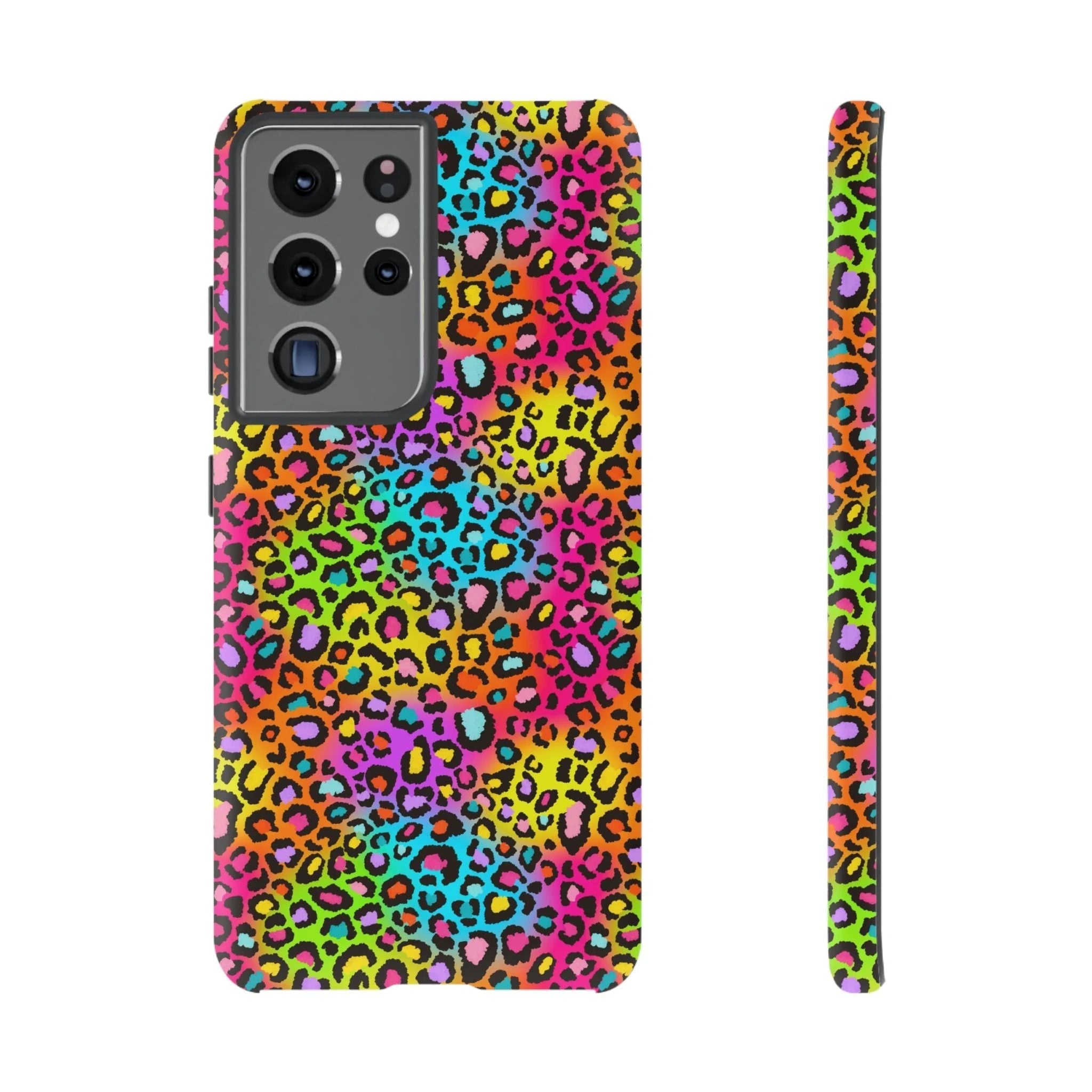 Bespattered Facade Rainbow Leopard Tough Case by Bespattered Facade