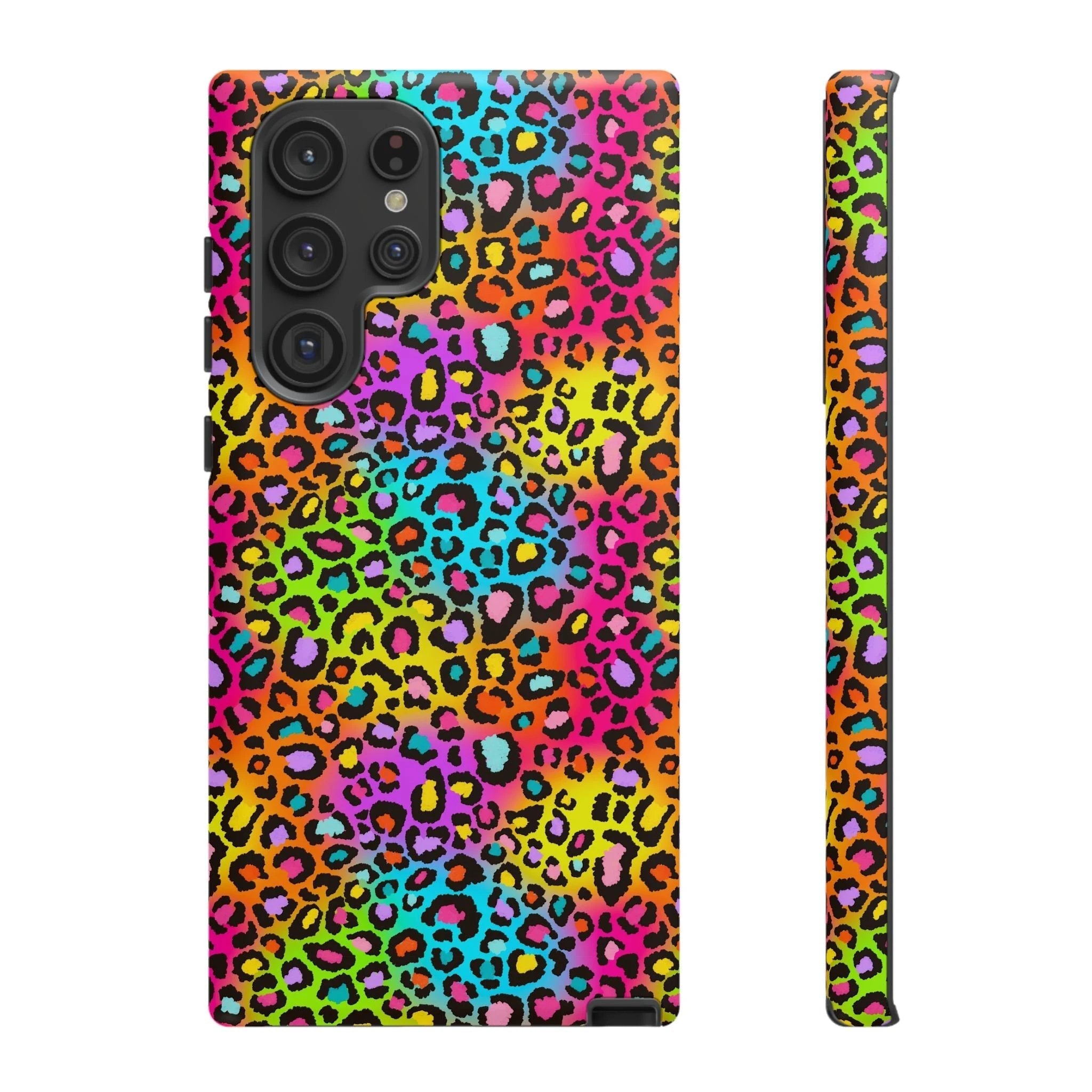 Bespattered Facade Rainbow Leopard Tough Case by Bespattered Facade