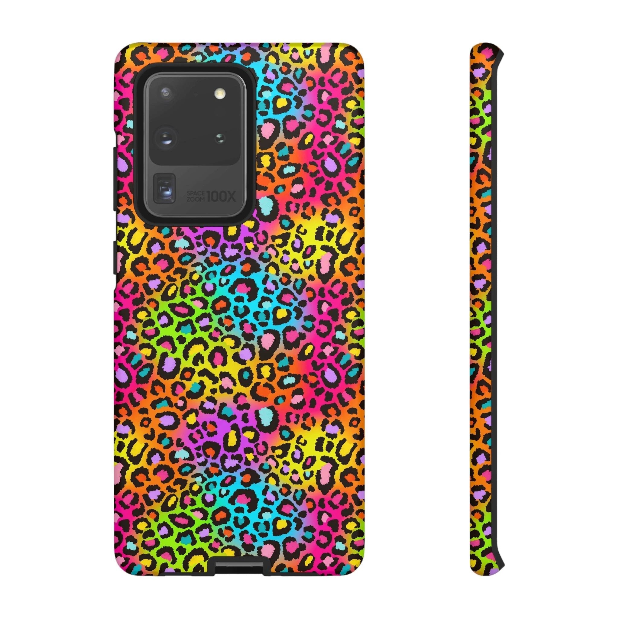 Bespattered Facade Rainbow Leopard Tough Case by Bespattered Facade