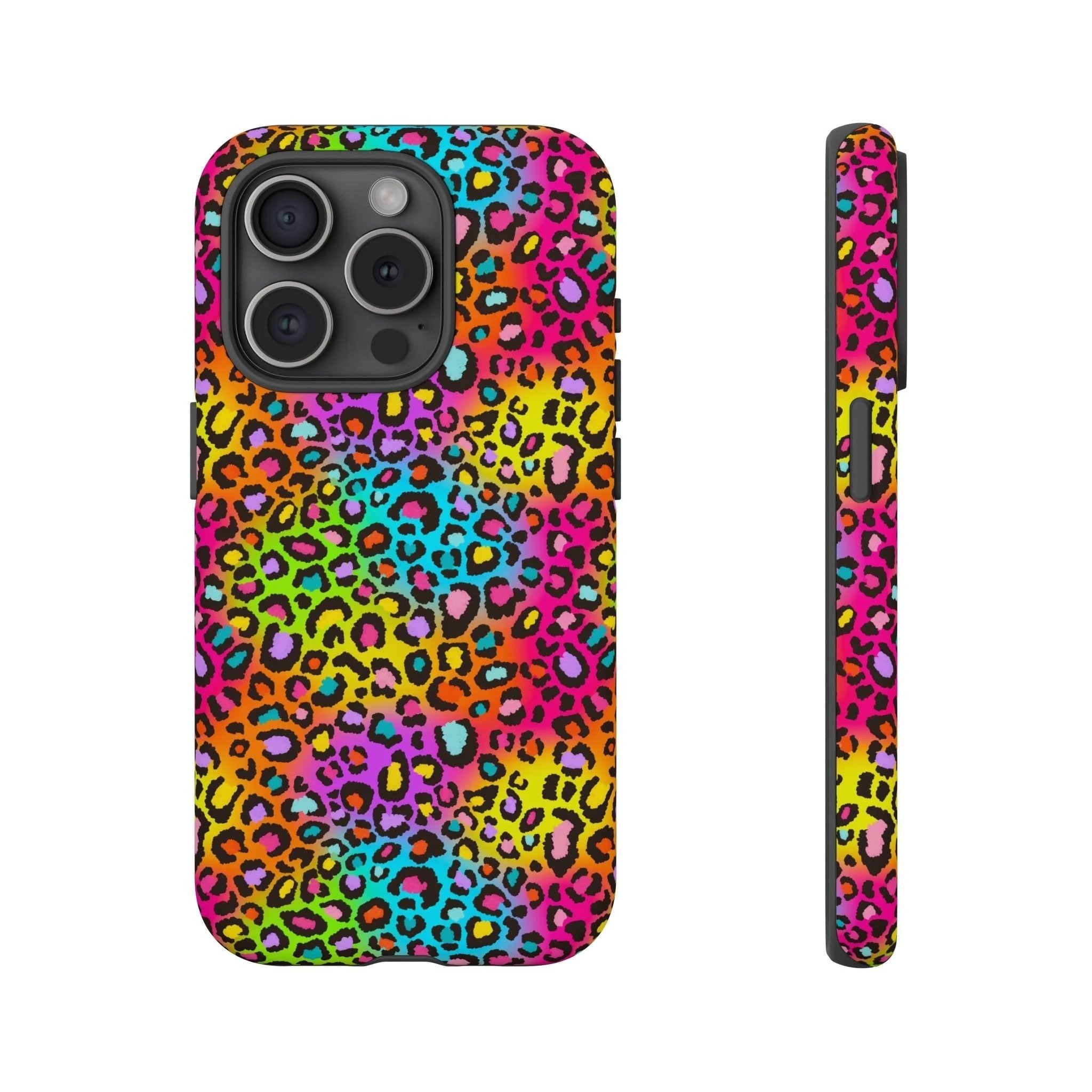 Bespattered Facade Rainbow Leopard Tough Case by Bespattered Facade