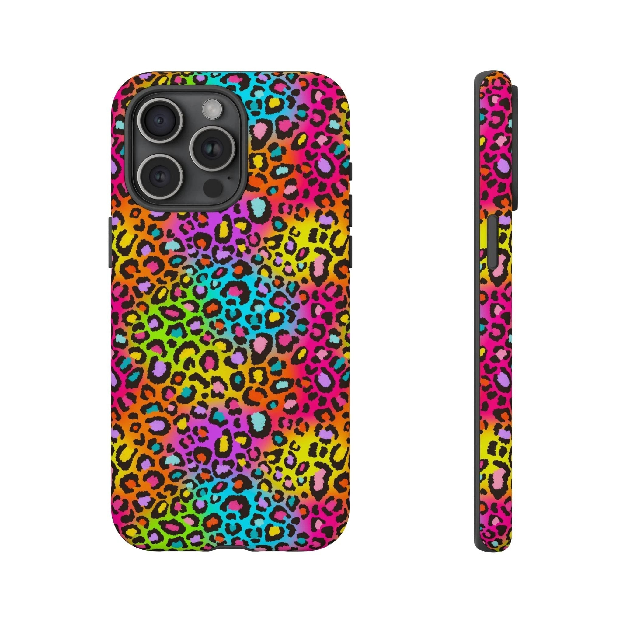 Bespattered Facade Rainbow Leopard Tough Case by Bespattered Facade