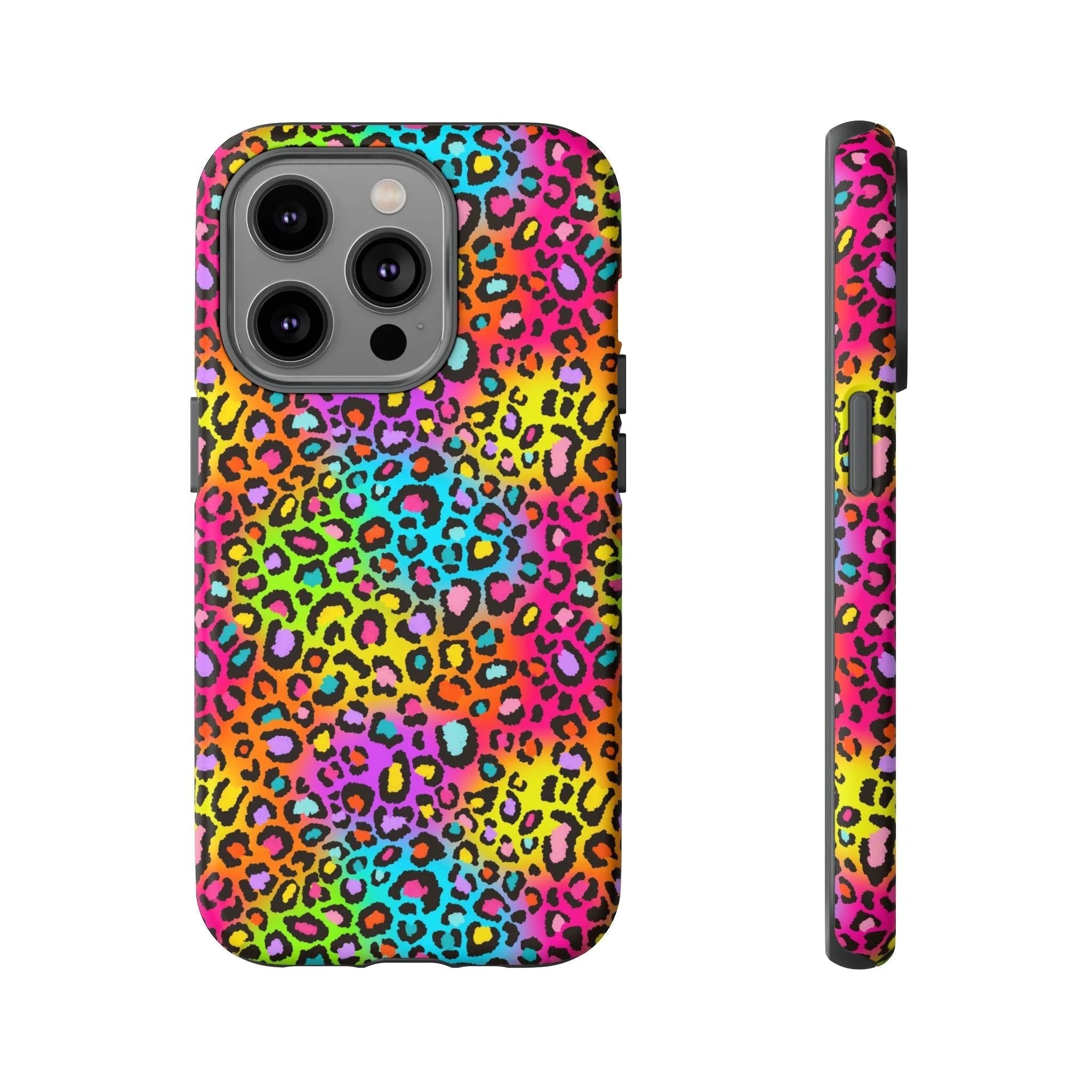 Bespattered Facade Rainbow Leopard Tough Case by Bespattered Facade