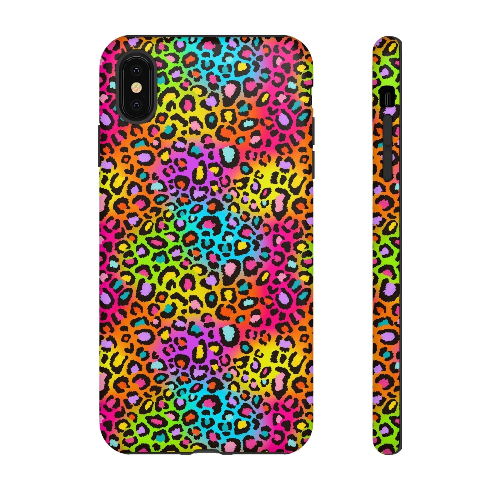Bespattered Facade Rainbow Leopard Tough Case by Bespattered Facade