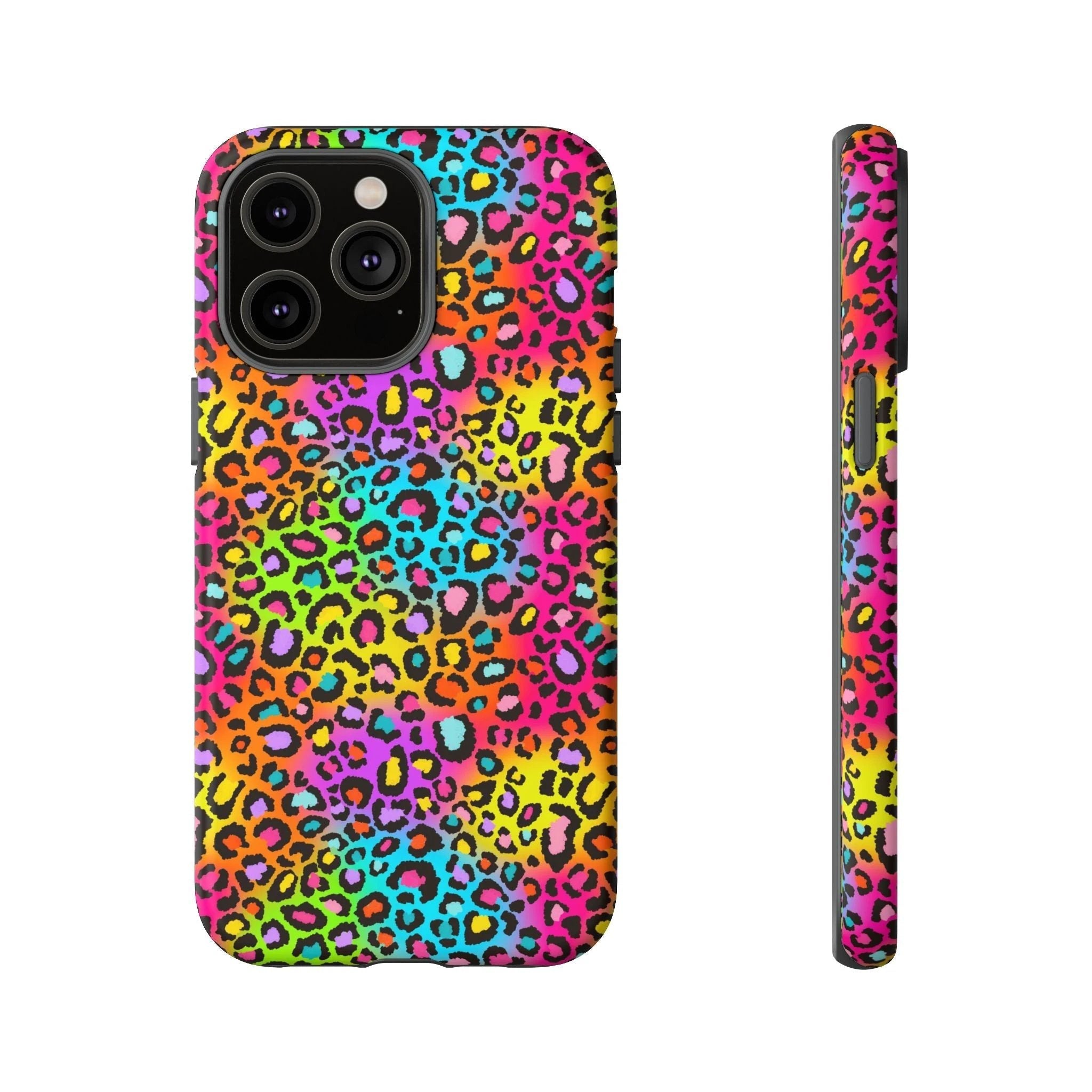Bespattered Facade Rainbow Leopard Tough Case by Bespattered Facade