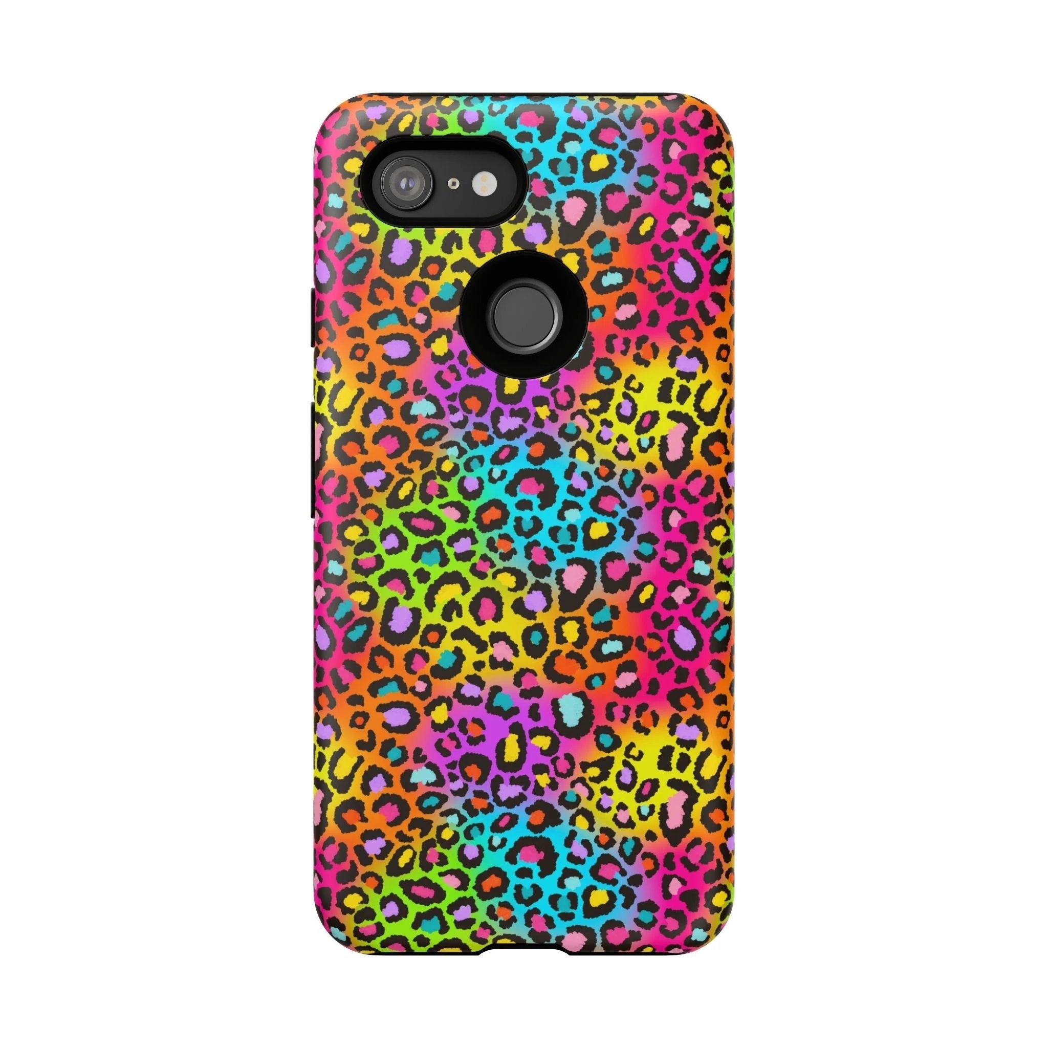 Bespattered Facade Rainbow Leopard Tough Case by Bespattered Facade
