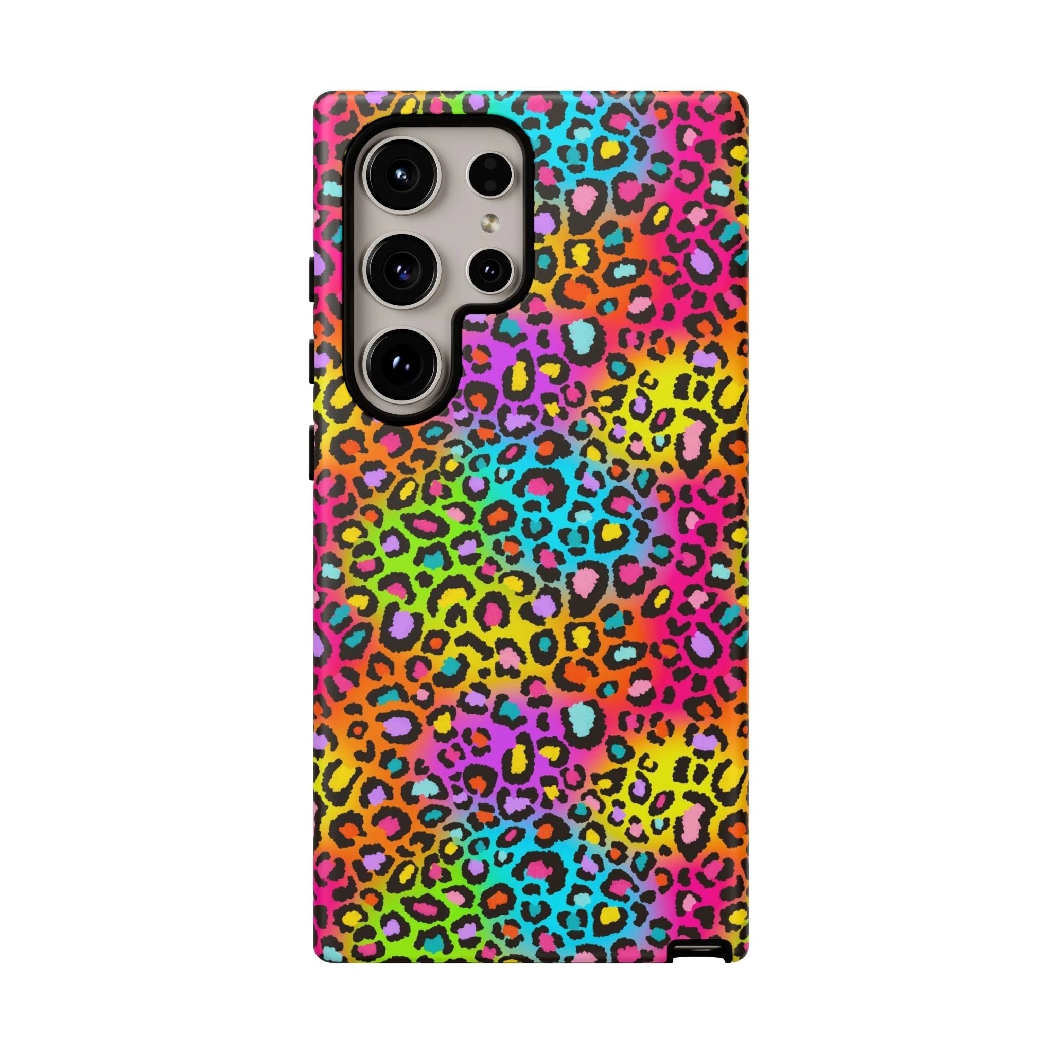 Bespattered Facade Rainbow Leopard Tough Case by Bespattered Facade