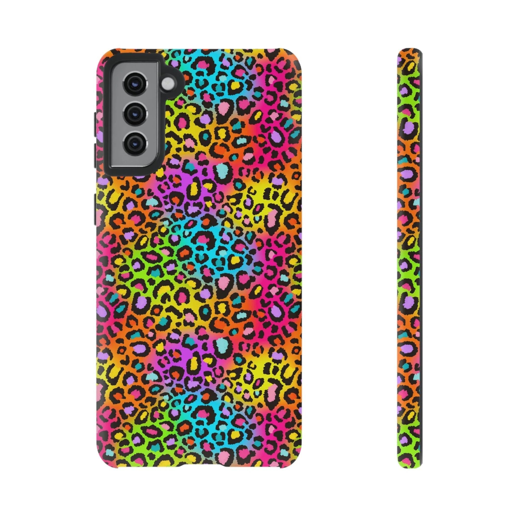 Bespattered Facade Rainbow Leopard Tough Case by Bespattered Facade