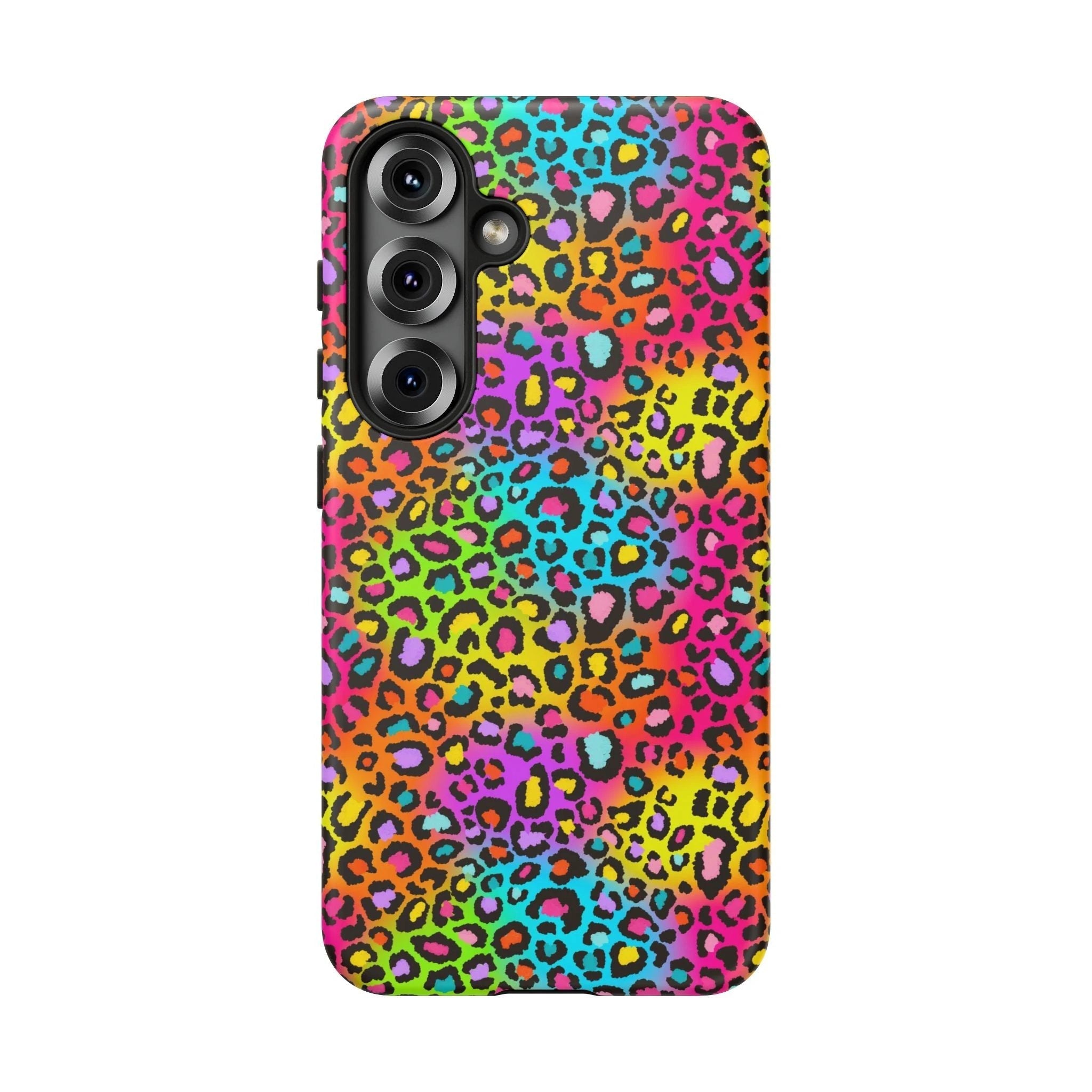 Bespattered Facade Rainbow Leopard Tough Case by Bespattered Facade